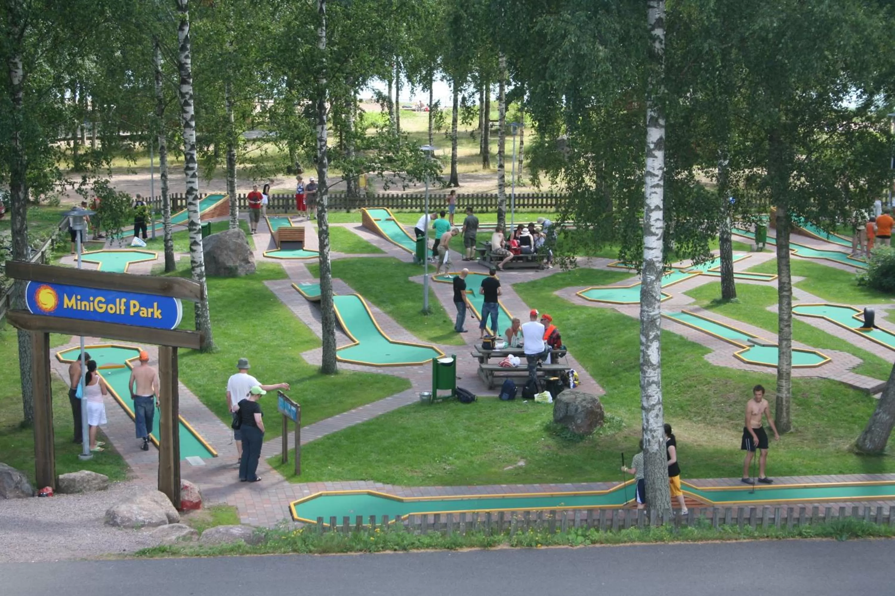 Minigolf in Santalahti Resort Cottages & Villas