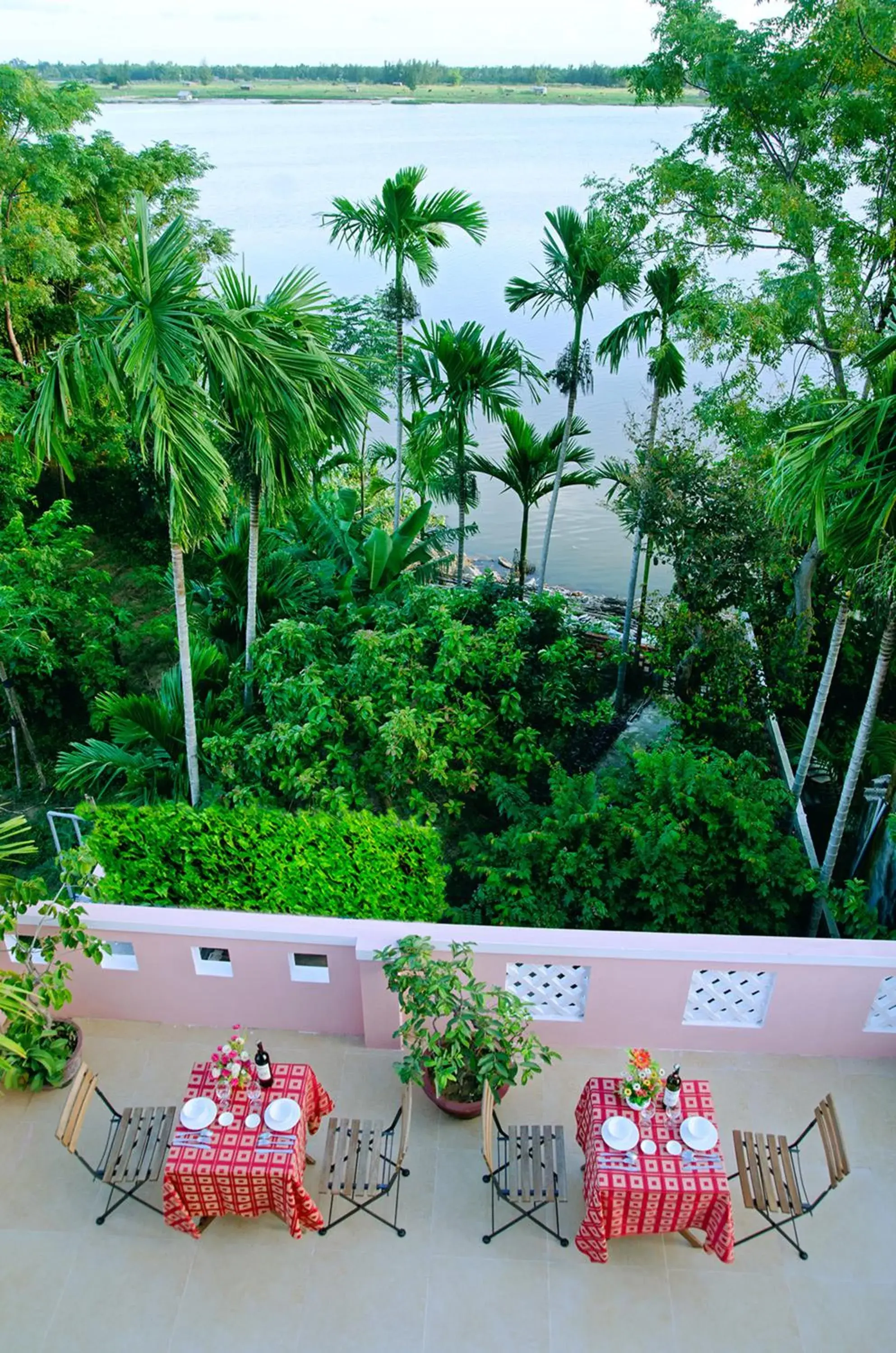 Garden view in Thu Bon Riverside Homestay