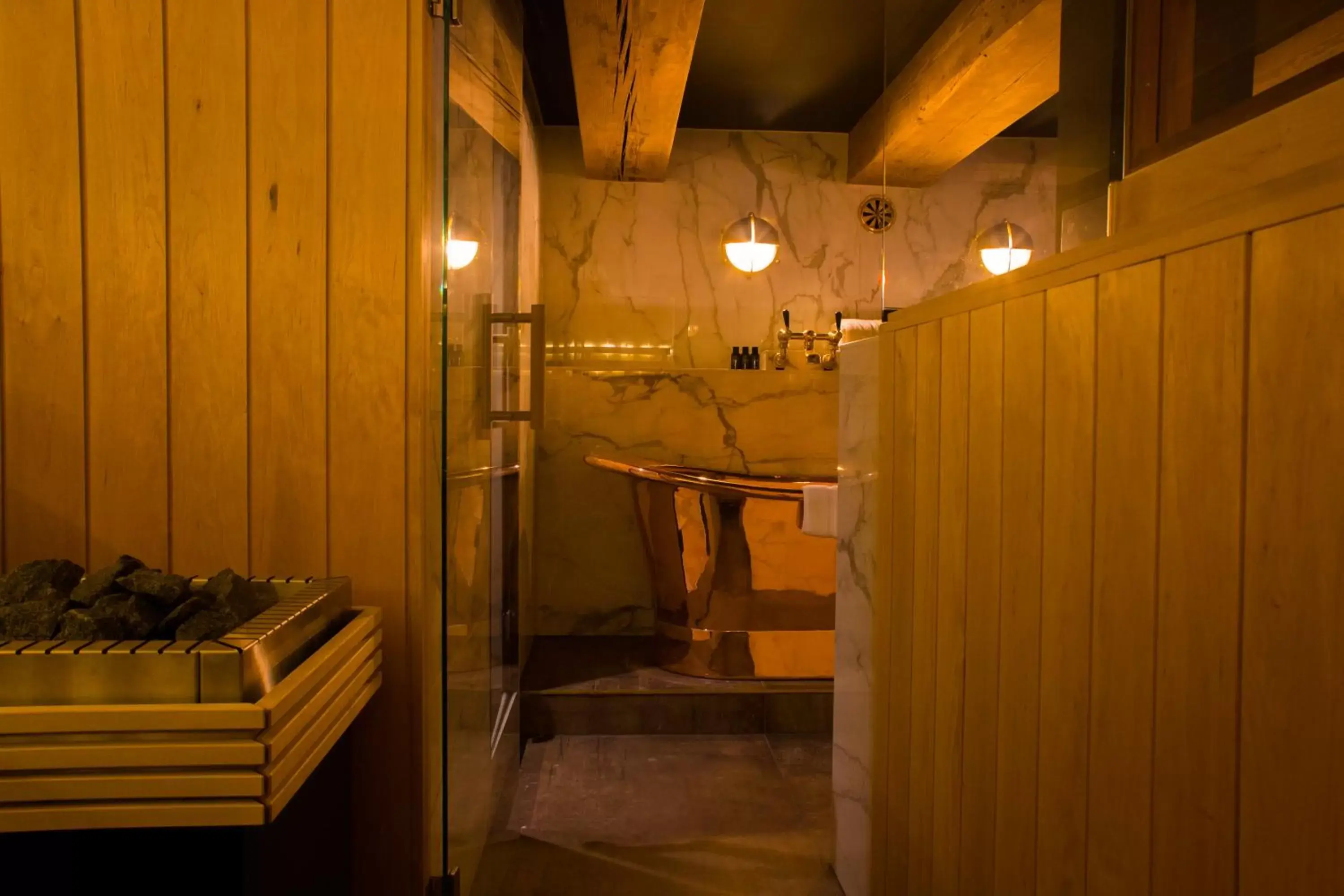 Sauna, Bathroom in Boutique Hotel The Noblemen