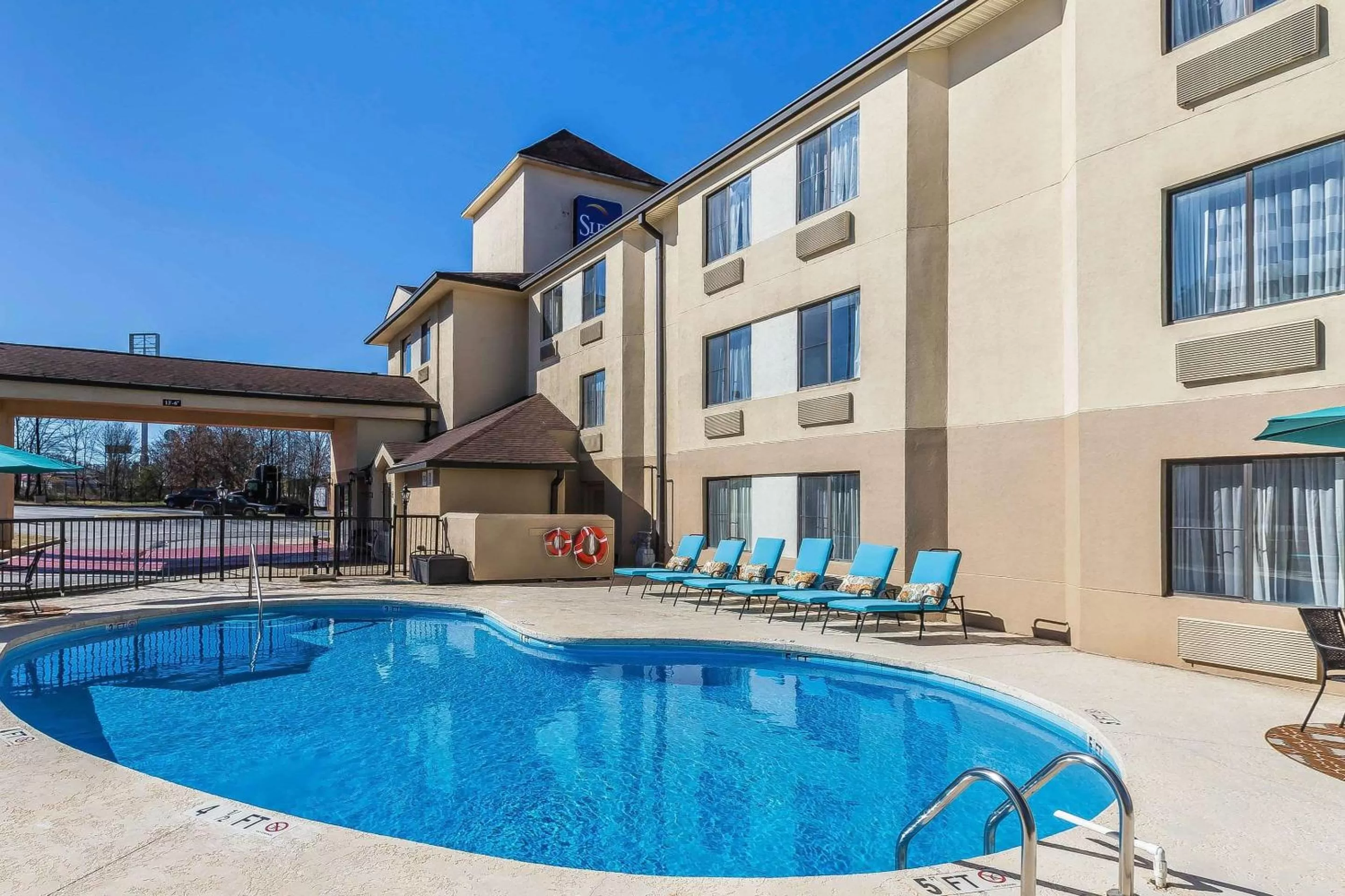 Property building in Sleep Inn Gaffney at I-85