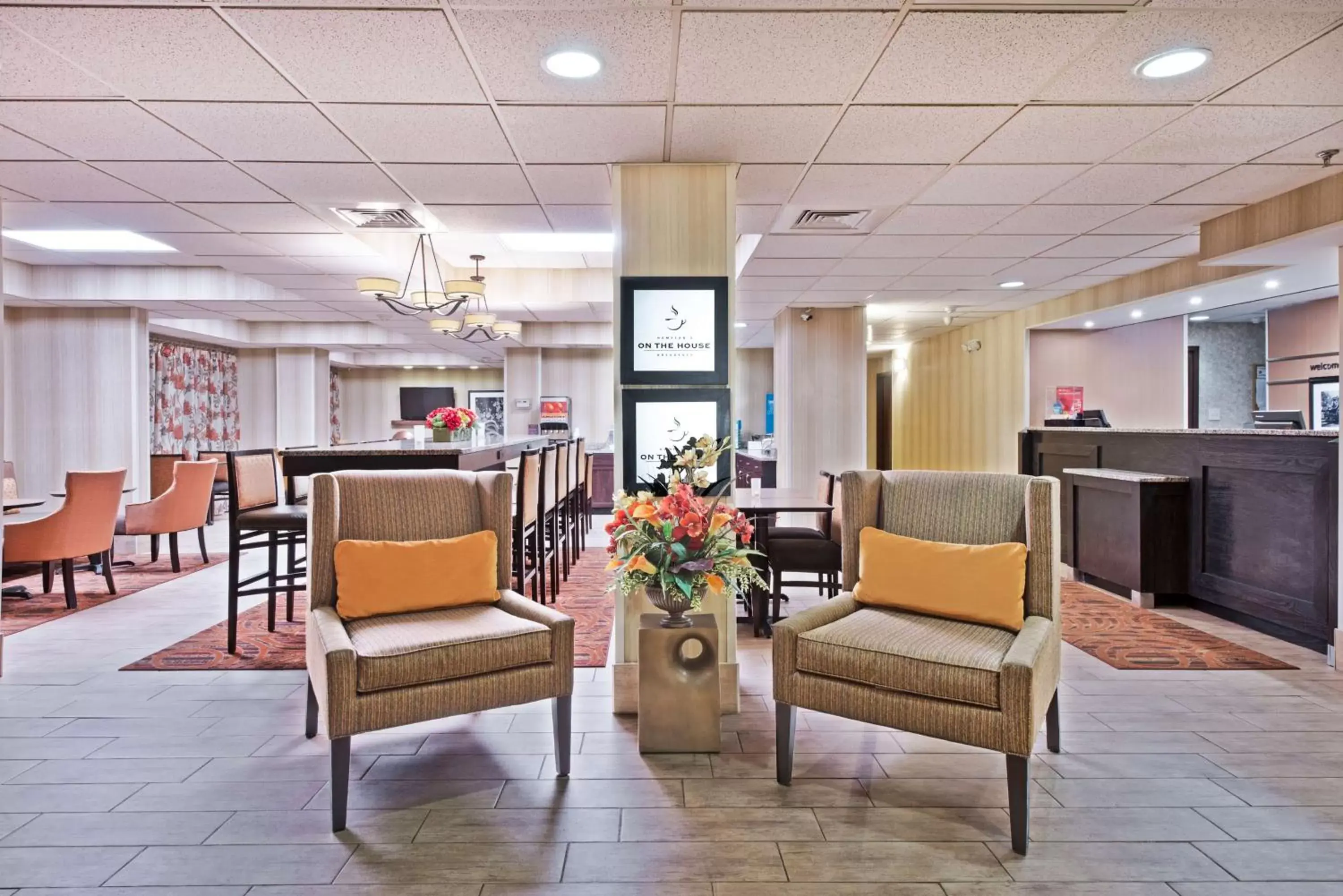 Lobby or reception, Lobby/Reception in Hampton Inn Huntington/Barboursville
