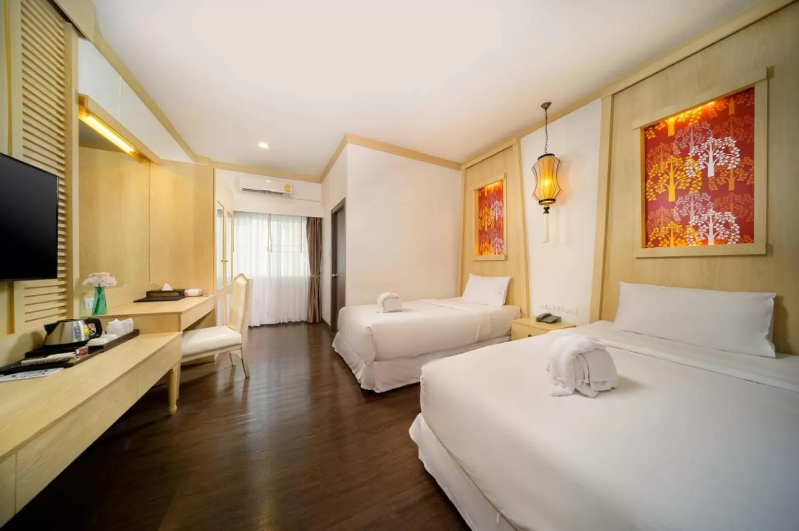 Bedroom, Bed in The Wing Lanna Hotel