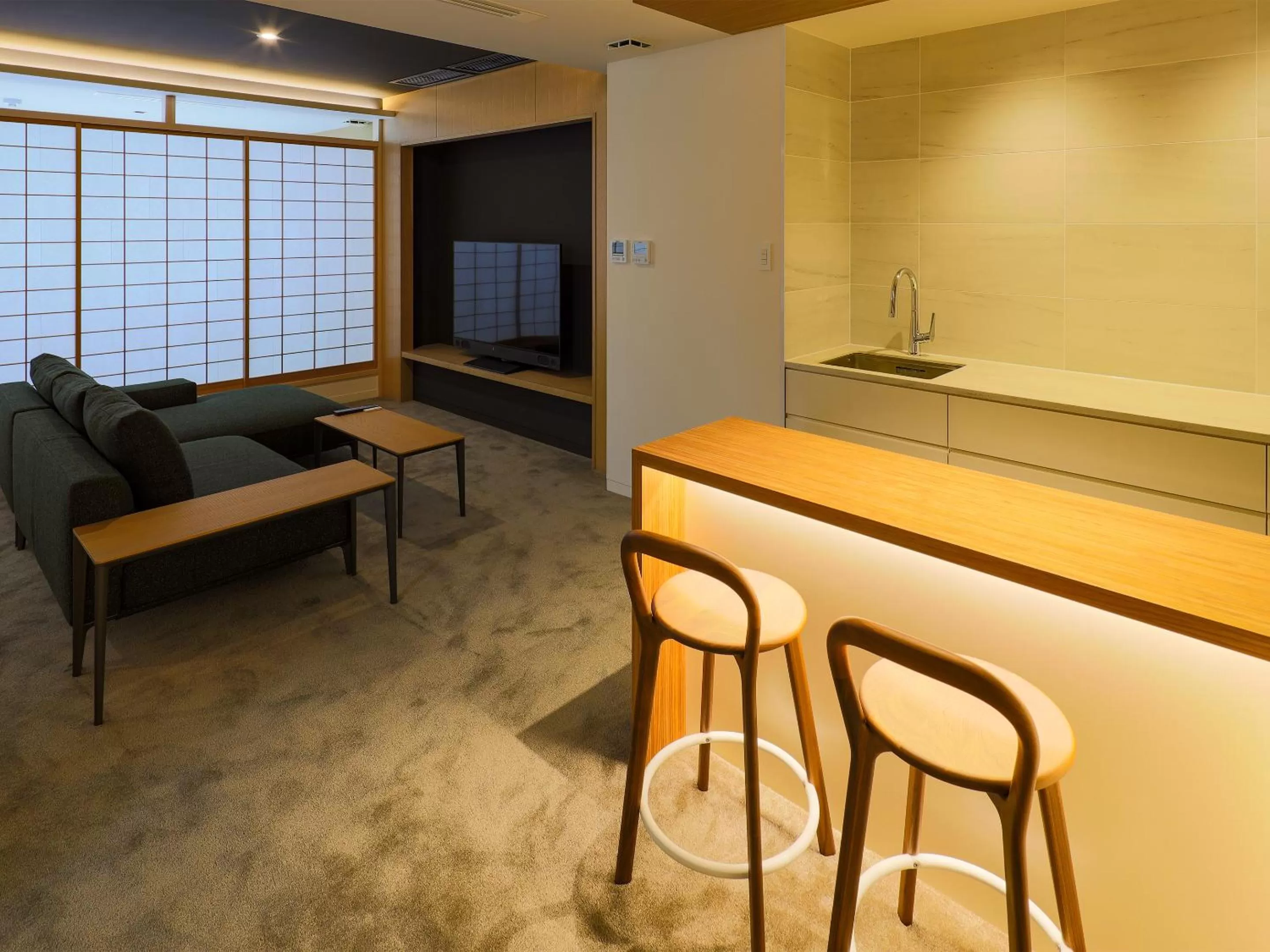 Living room in Hotel Muso