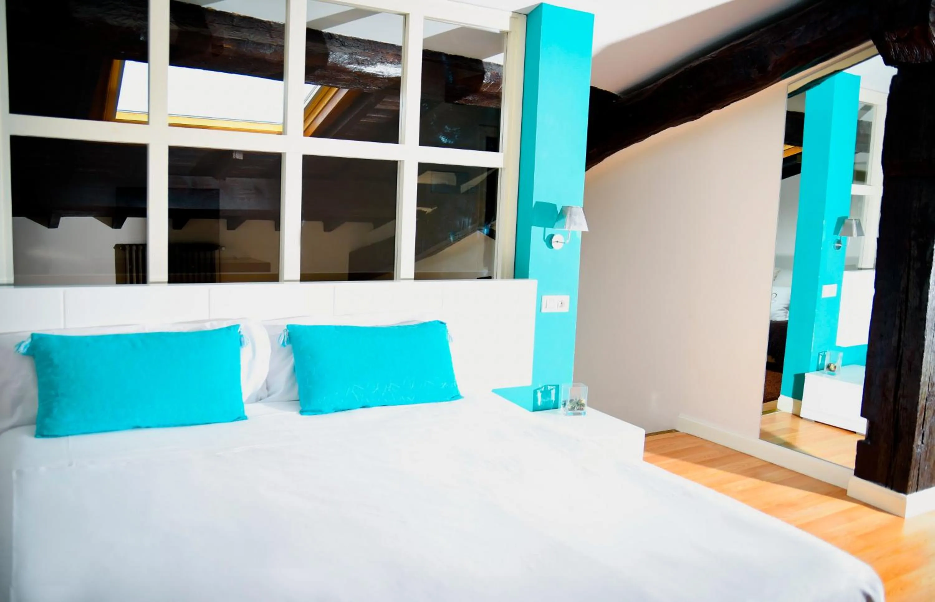 Bed in Hospedería Señorío de Briñas