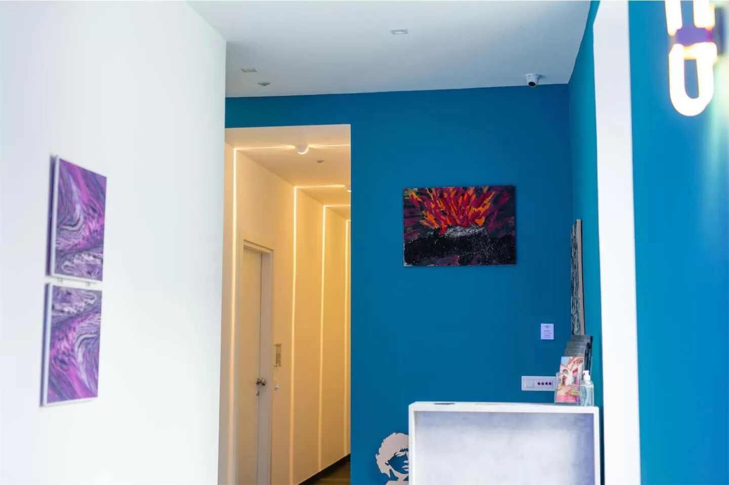 Lobby or reception, Bathroom in Le Porte di Partenope