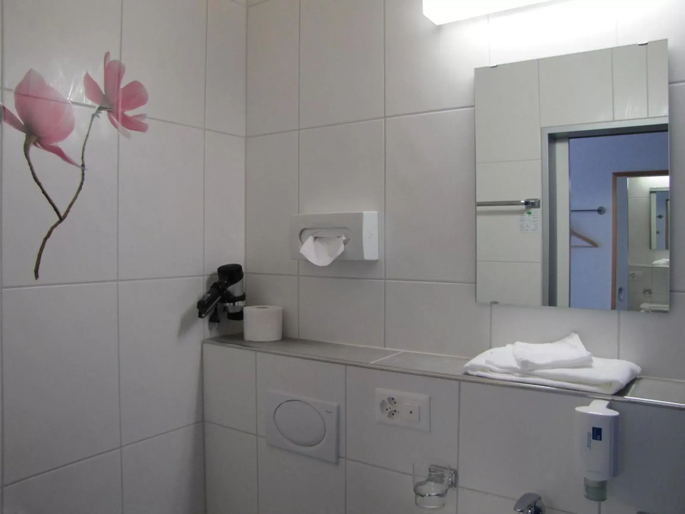 Bathroom in Budget Motel