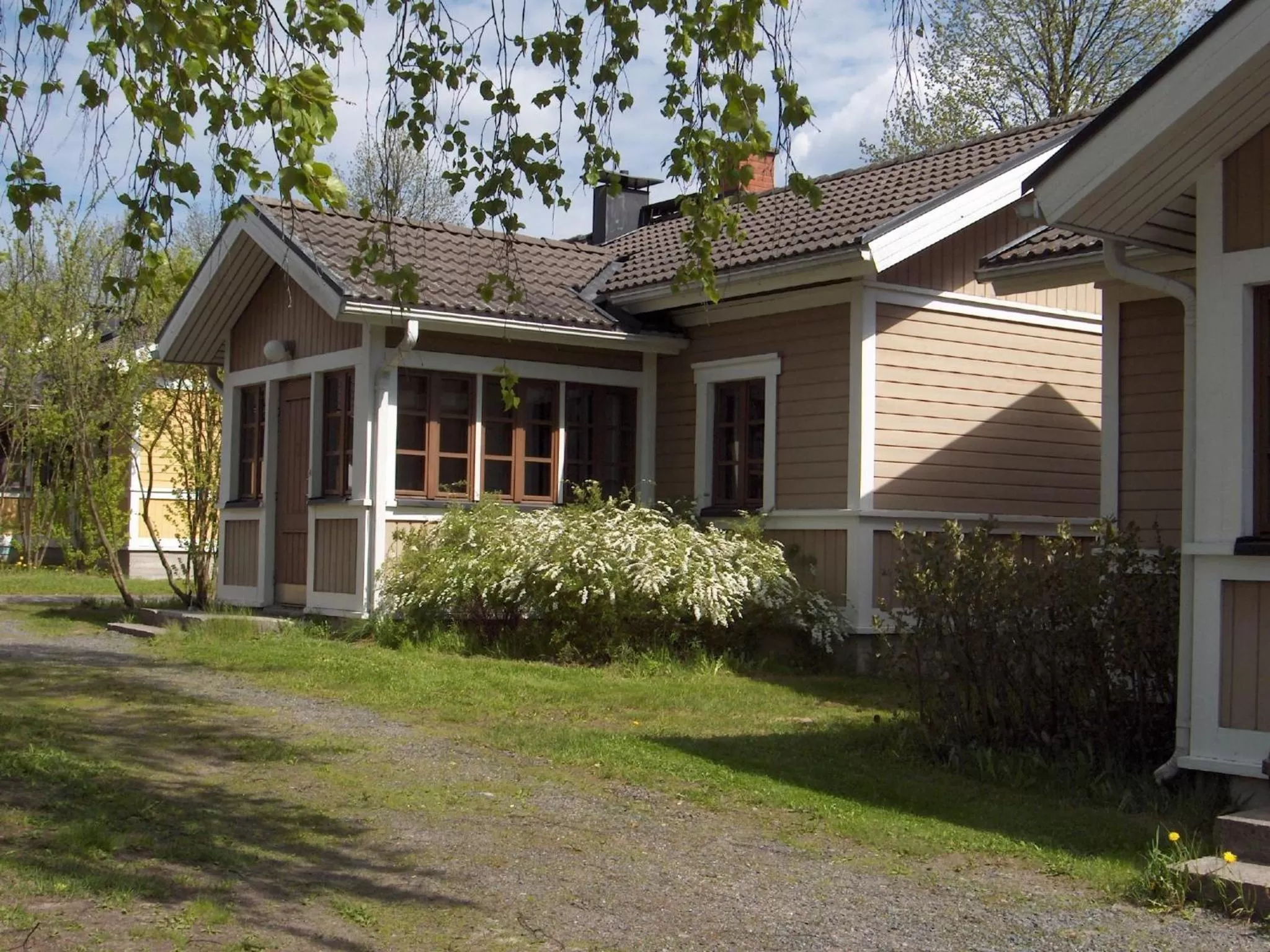 Facade/entrance in Visulahti Cottages