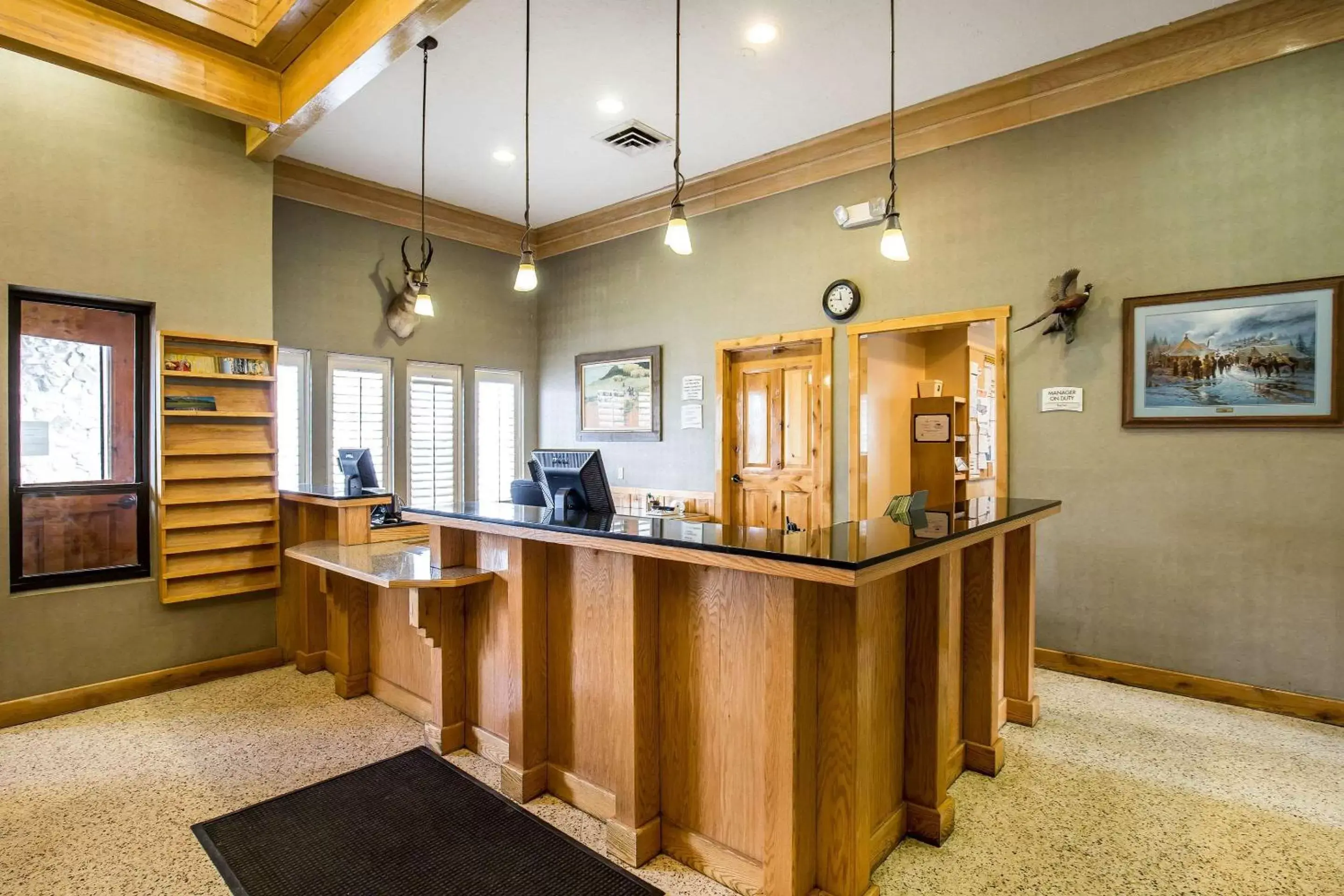 Lobby or reception in Quality Inn Lobby or reception in Quality Inn