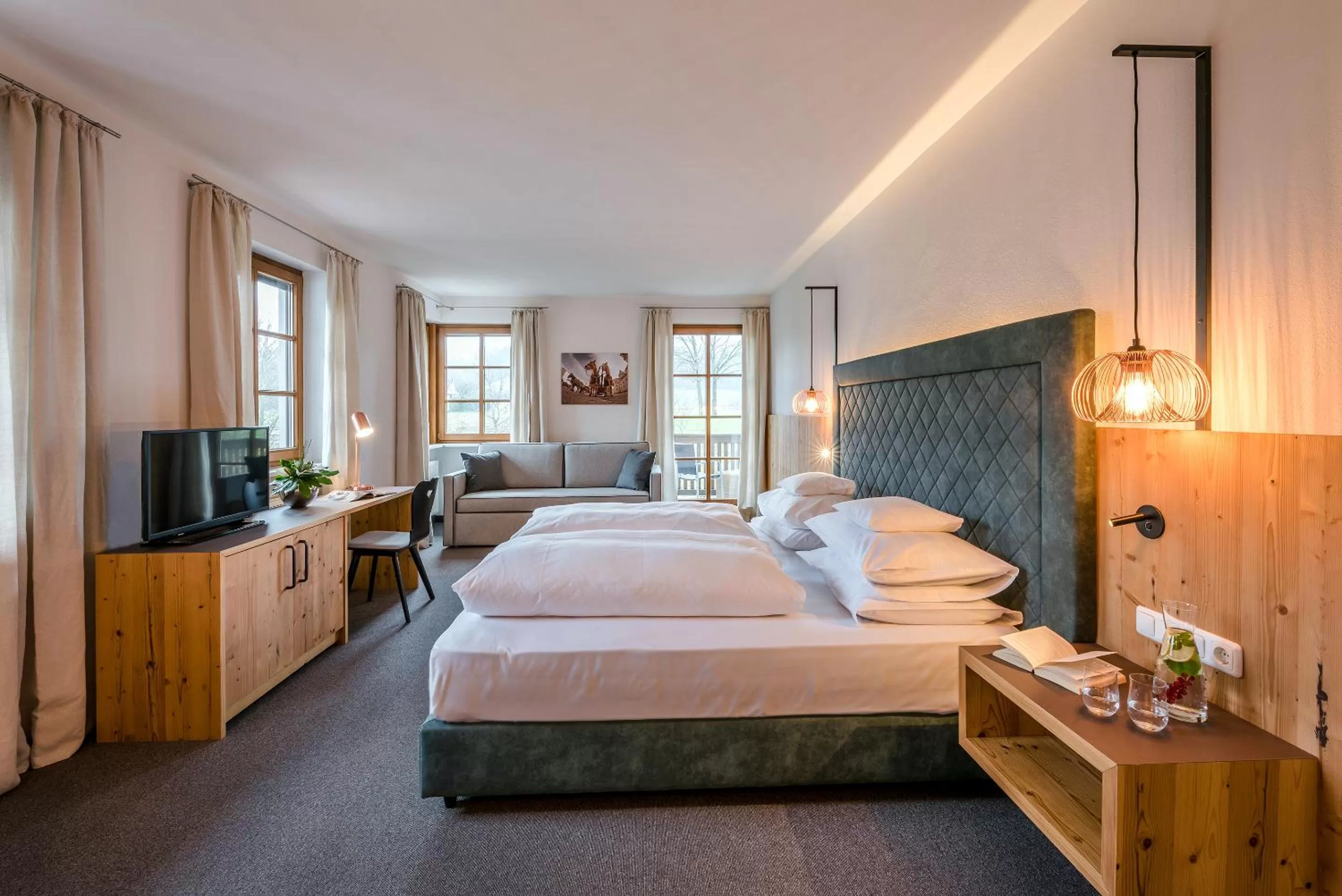 Bedroom, Bed in Landhaus Tanner