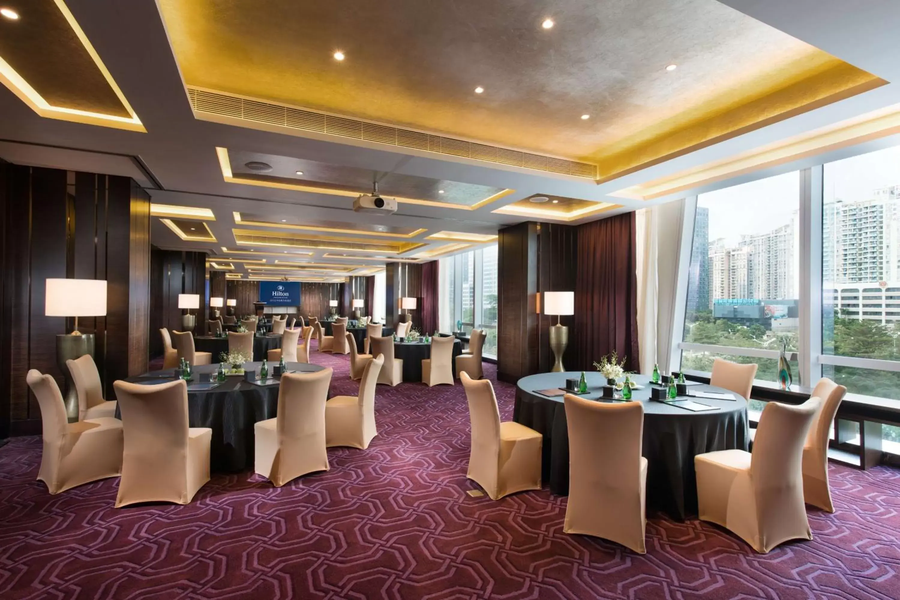 Meeting/conference room, Banquet Facilities in Hilton Shenzhen Futian, Metro Station at Hotel Front Door, Close to Futian Convention & Exhibition Center