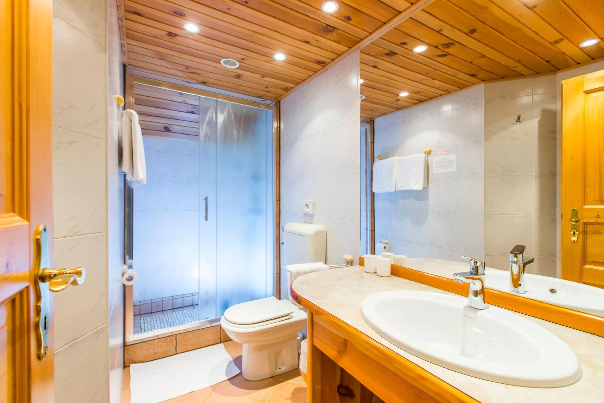 Bathroom in Penzion Berc