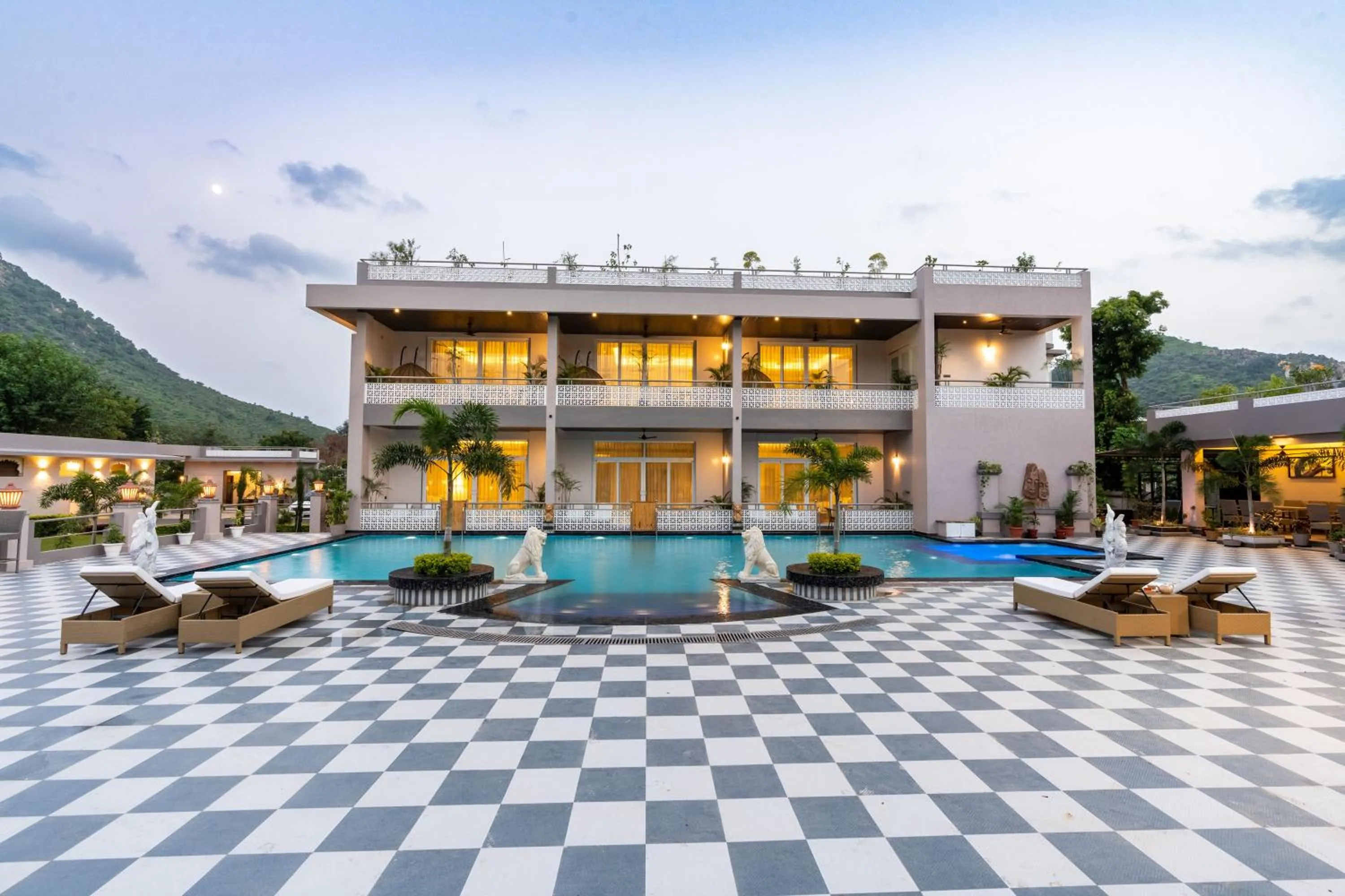 Property building in Mountain Creek Villa Udaipur