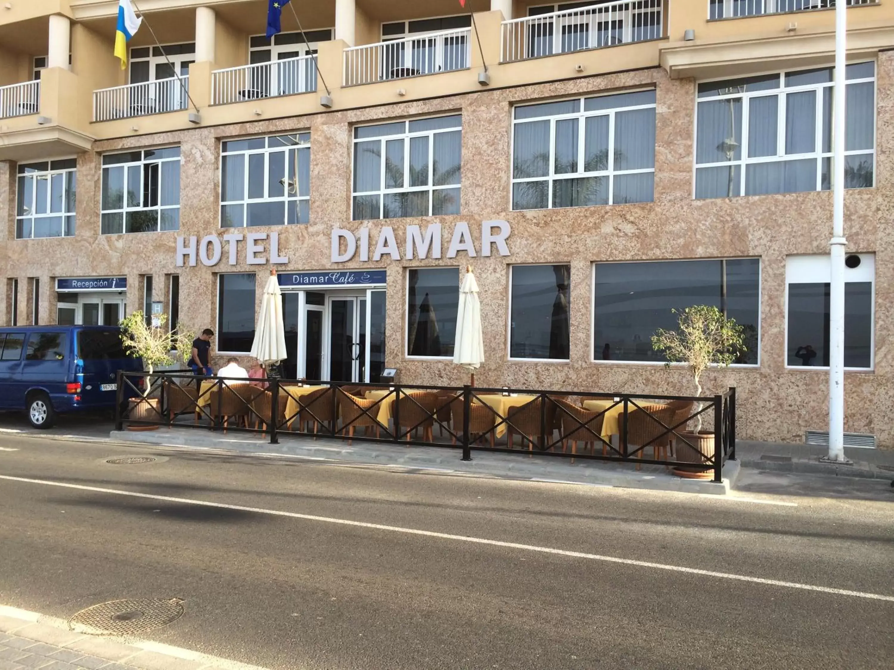 Facade/entrance, Property Building in Hotel Diamar