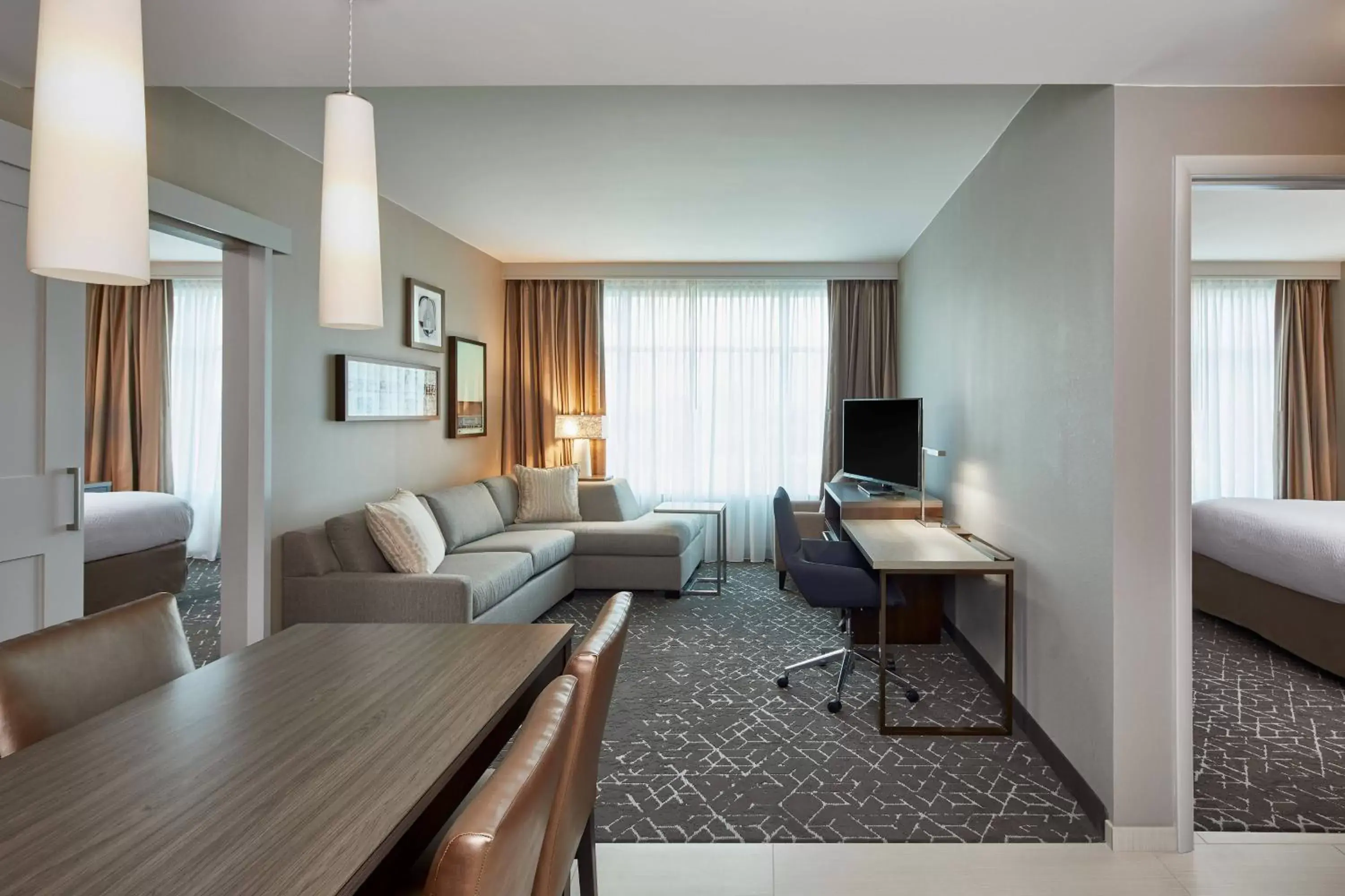 Living room, Seating Area in Residence Inn by Marriott Nashville Downtown/Convention Center