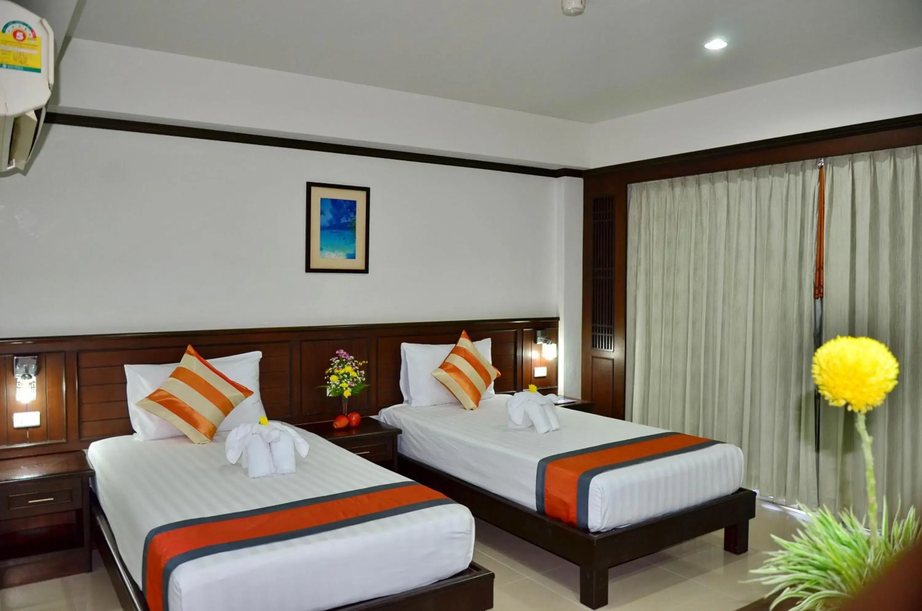 Bed in First Residence Hotel - SHA Plus
