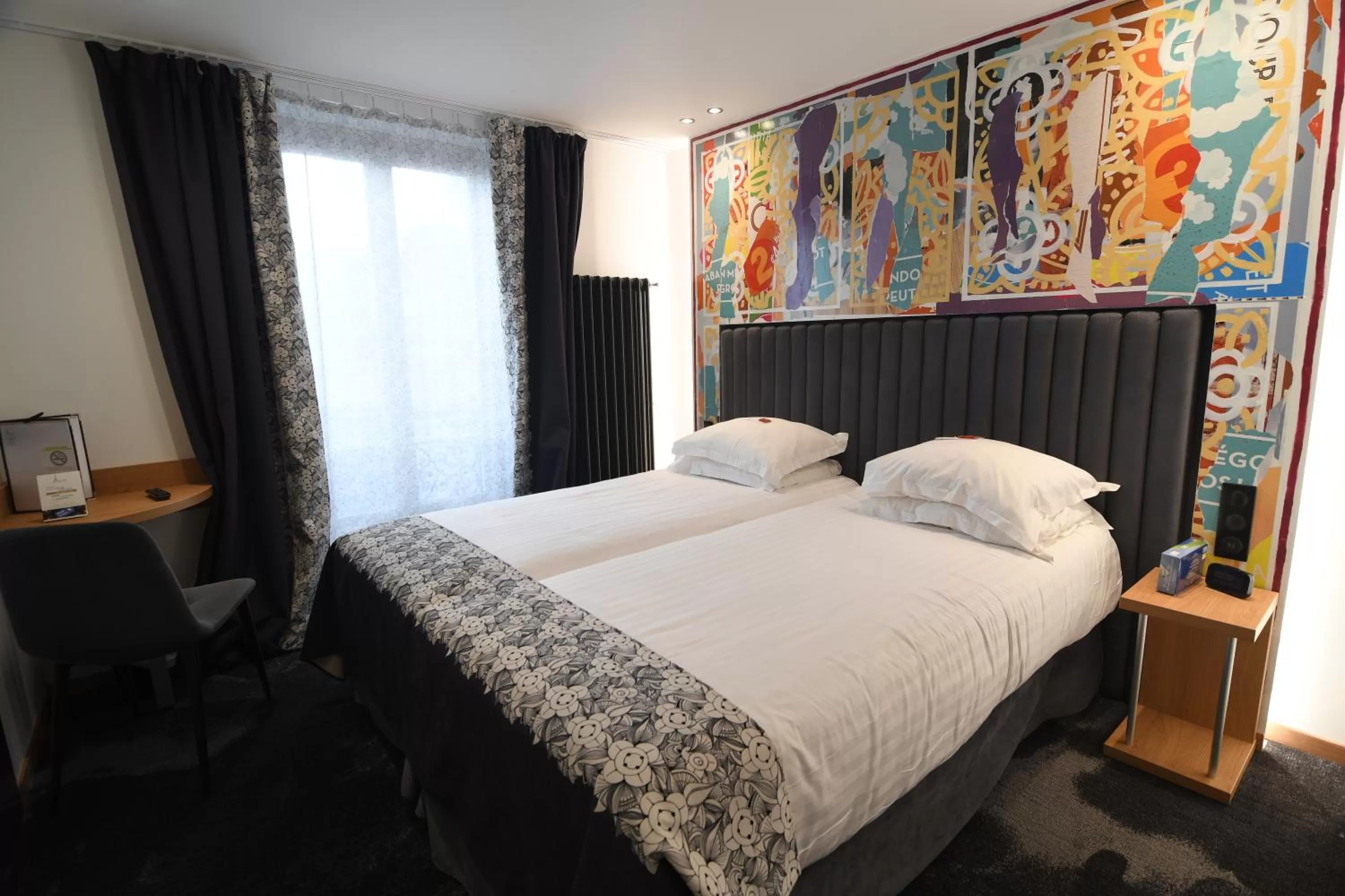 Decorative detail, Bed in Hotel Aida Opera