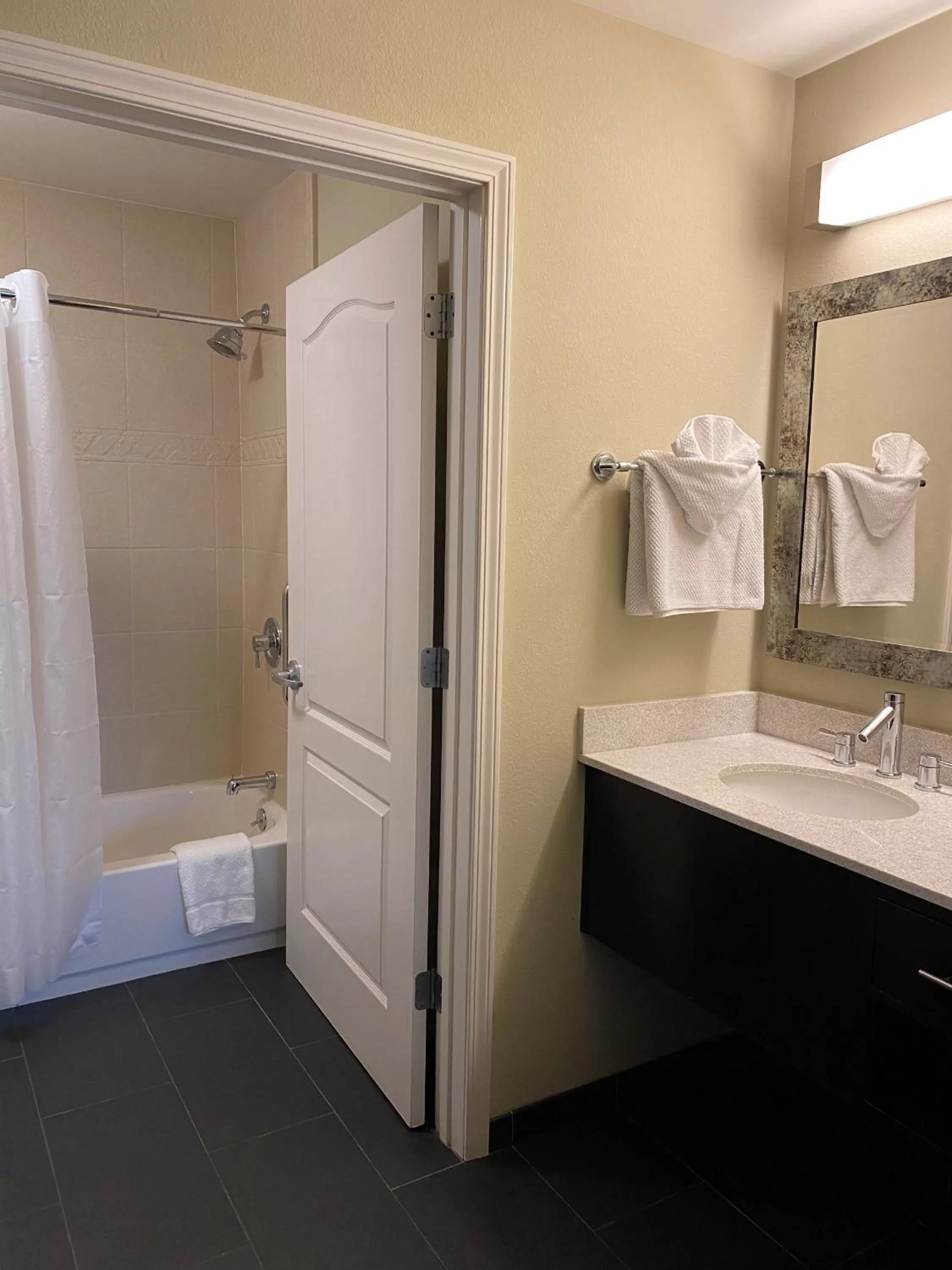 Bathroom in Staybridge Suites Syracuse Liverpool by IHG