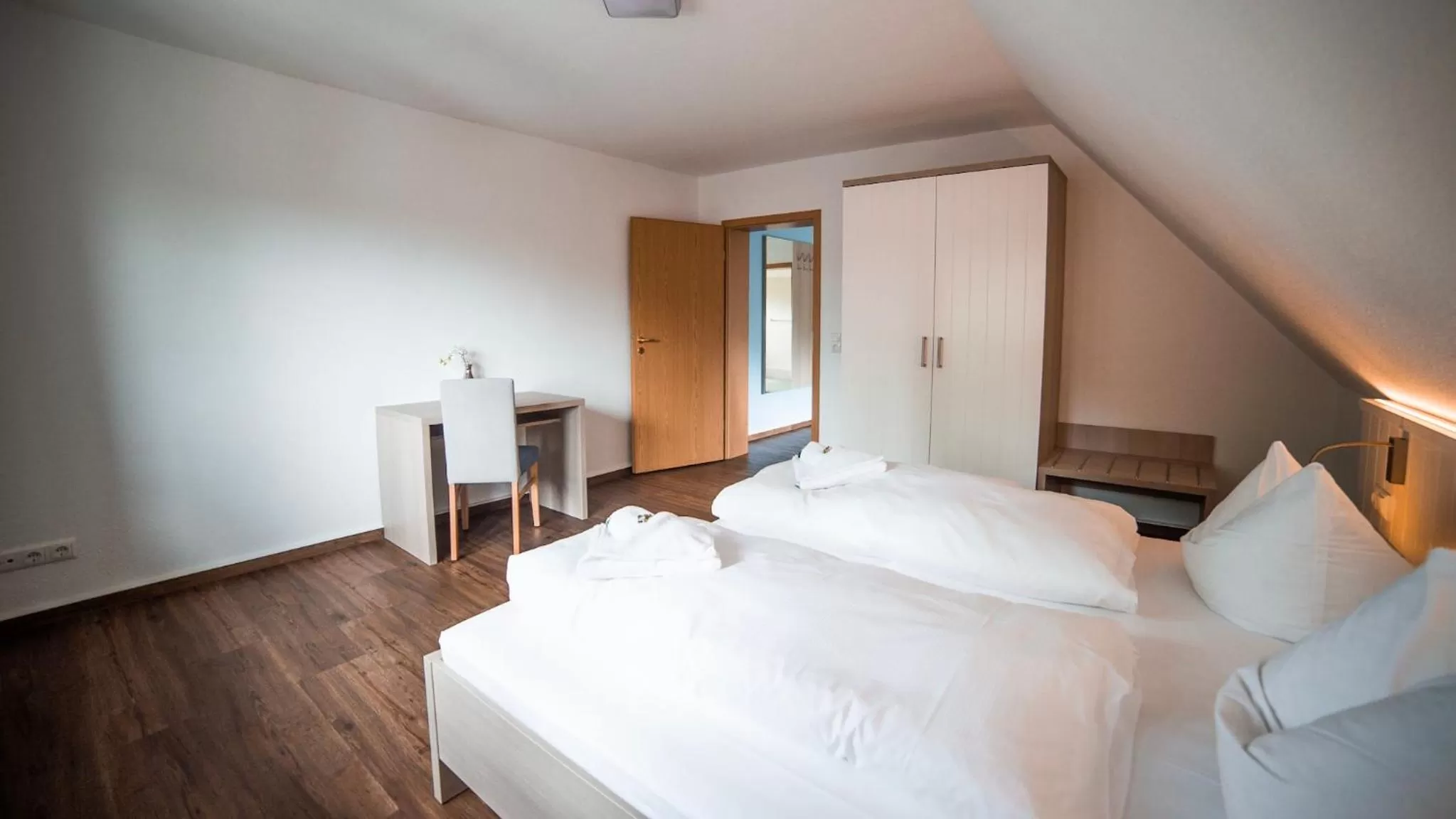 Bed in Gasthaus Zur Fähre