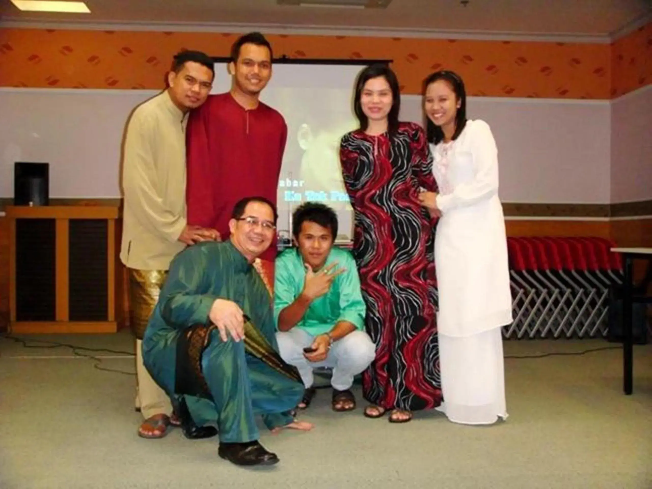Staff, Family in Megah D'Aru Hotel