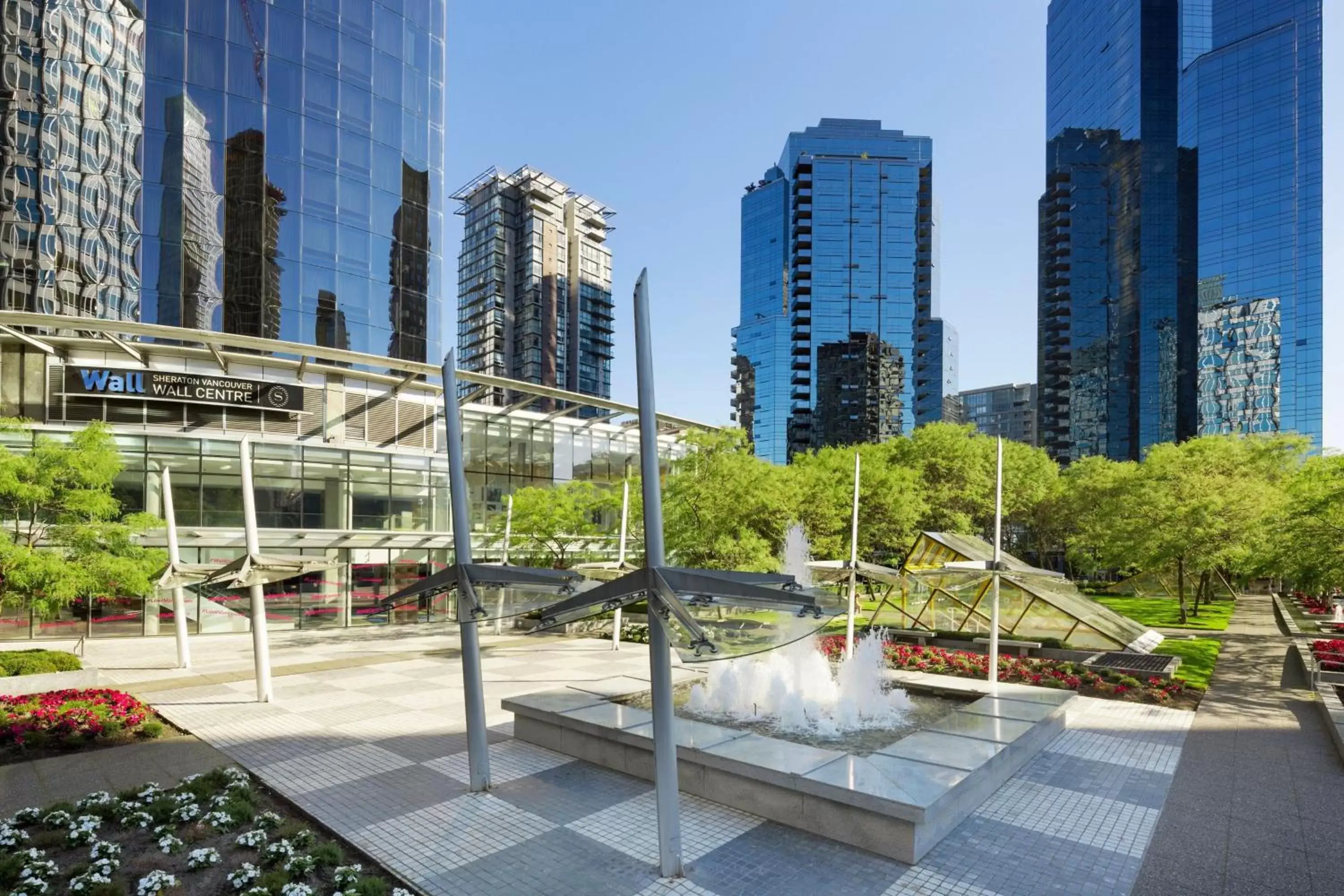 Property building in Sheraton Vancouver Wall Centre