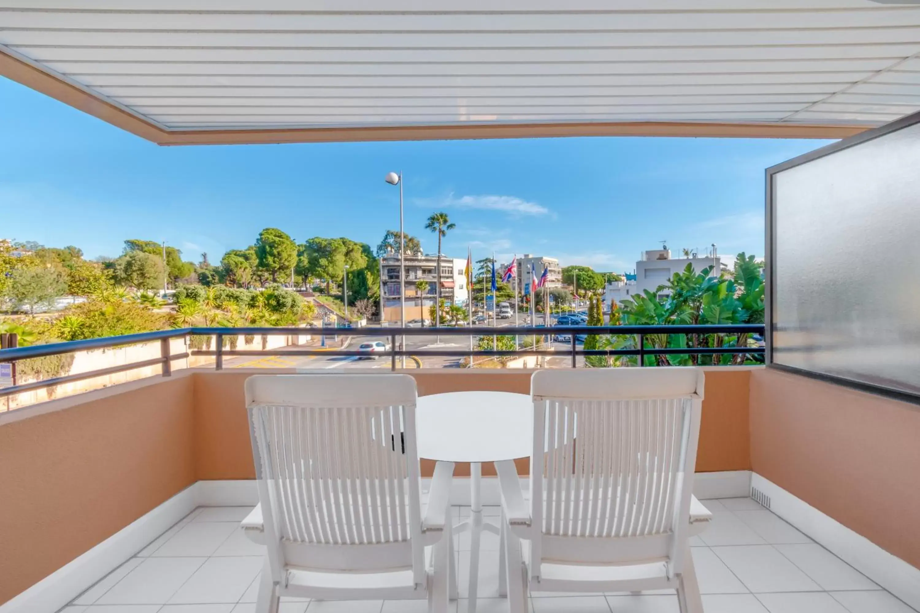 Balcony/Terrace in Holiday Inn Nice - Port St Laurent, an IHG Hotel