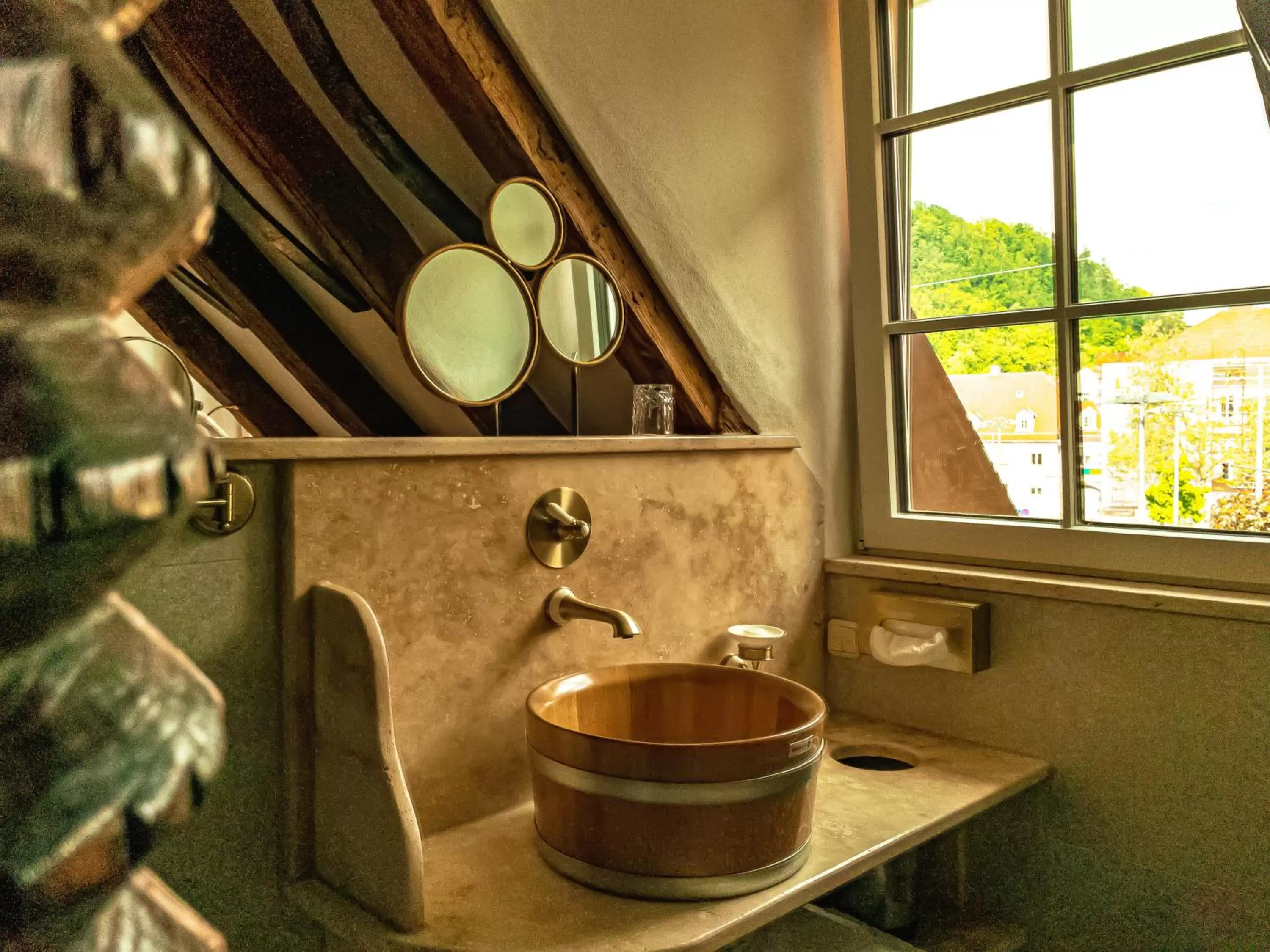 Bathroom in Gasthof Lend-Platzl