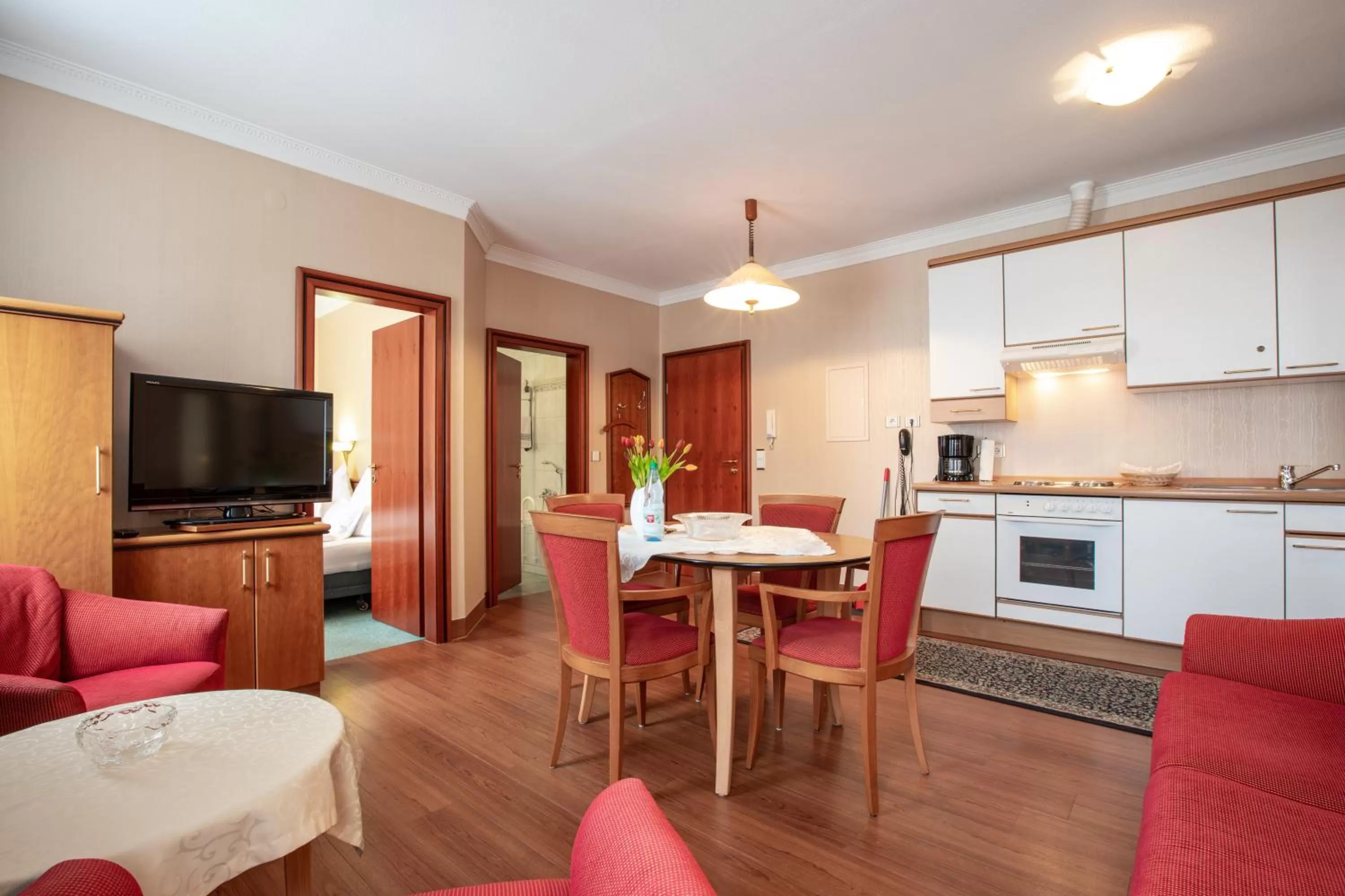 Dining area in Aparthotel Hohenzollern