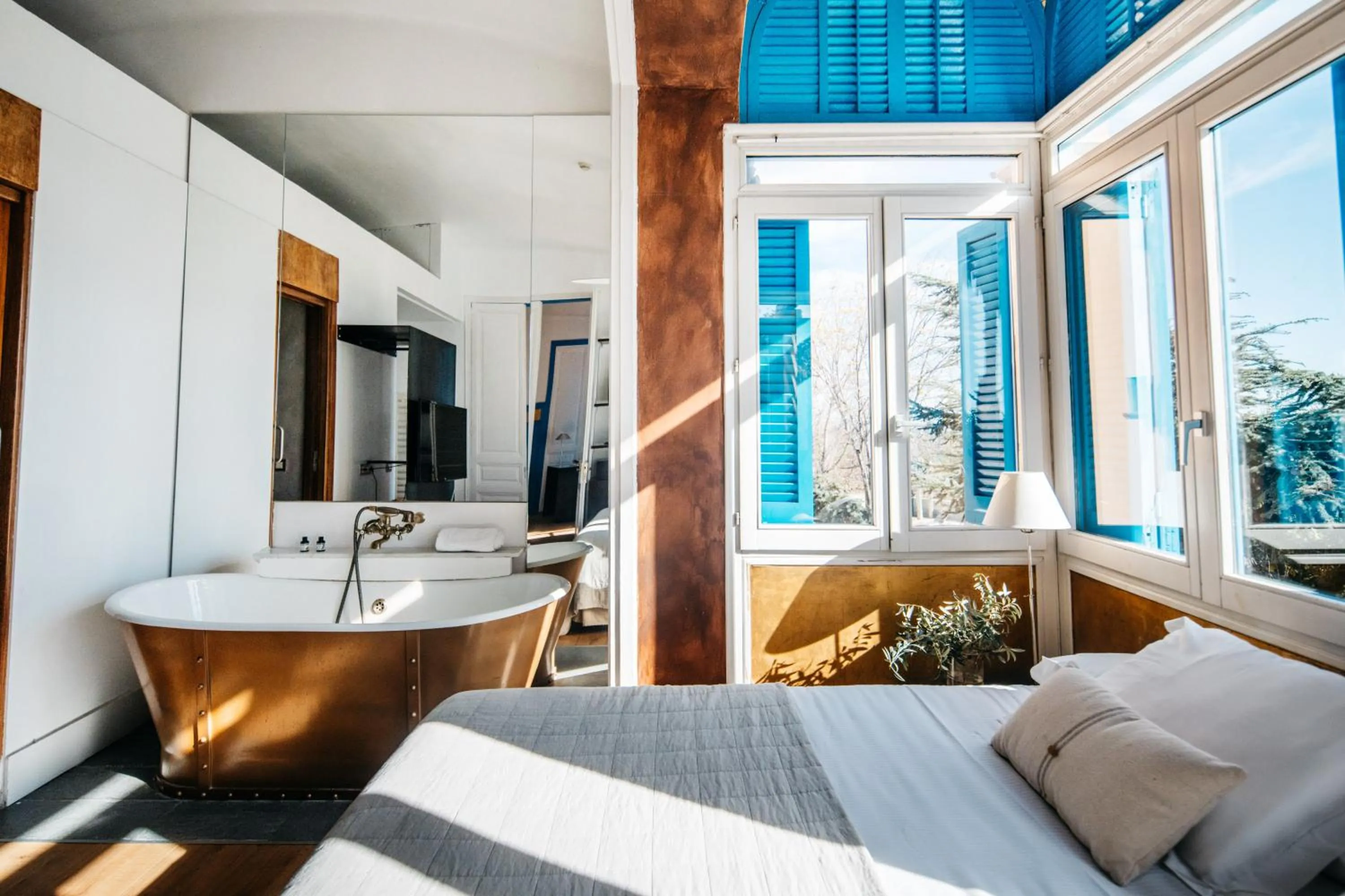 Photo of the whole room, Bed in Hotel Boutique Mas Passamaner