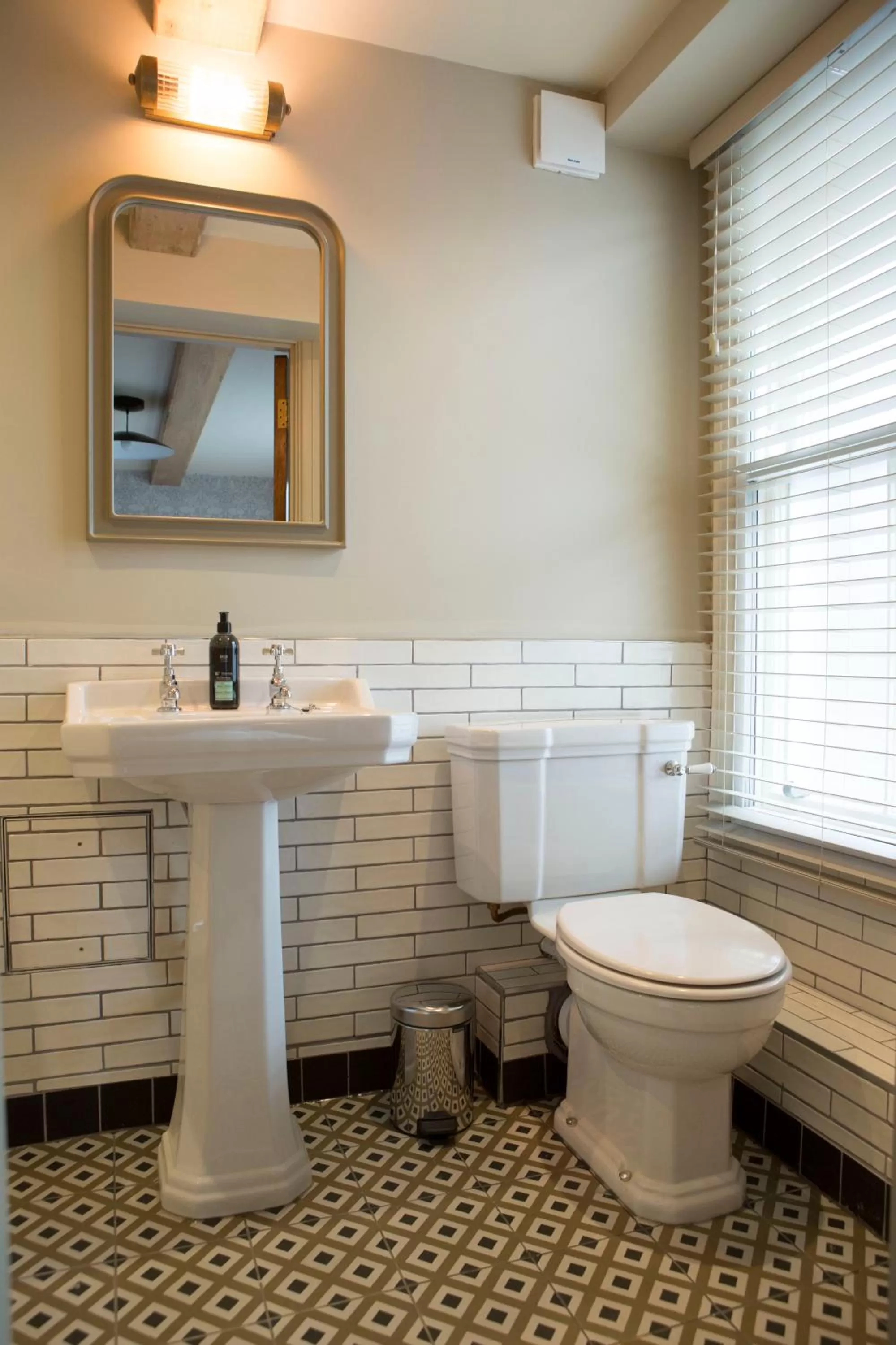 Bathroom in The Legh Arms Prestbury