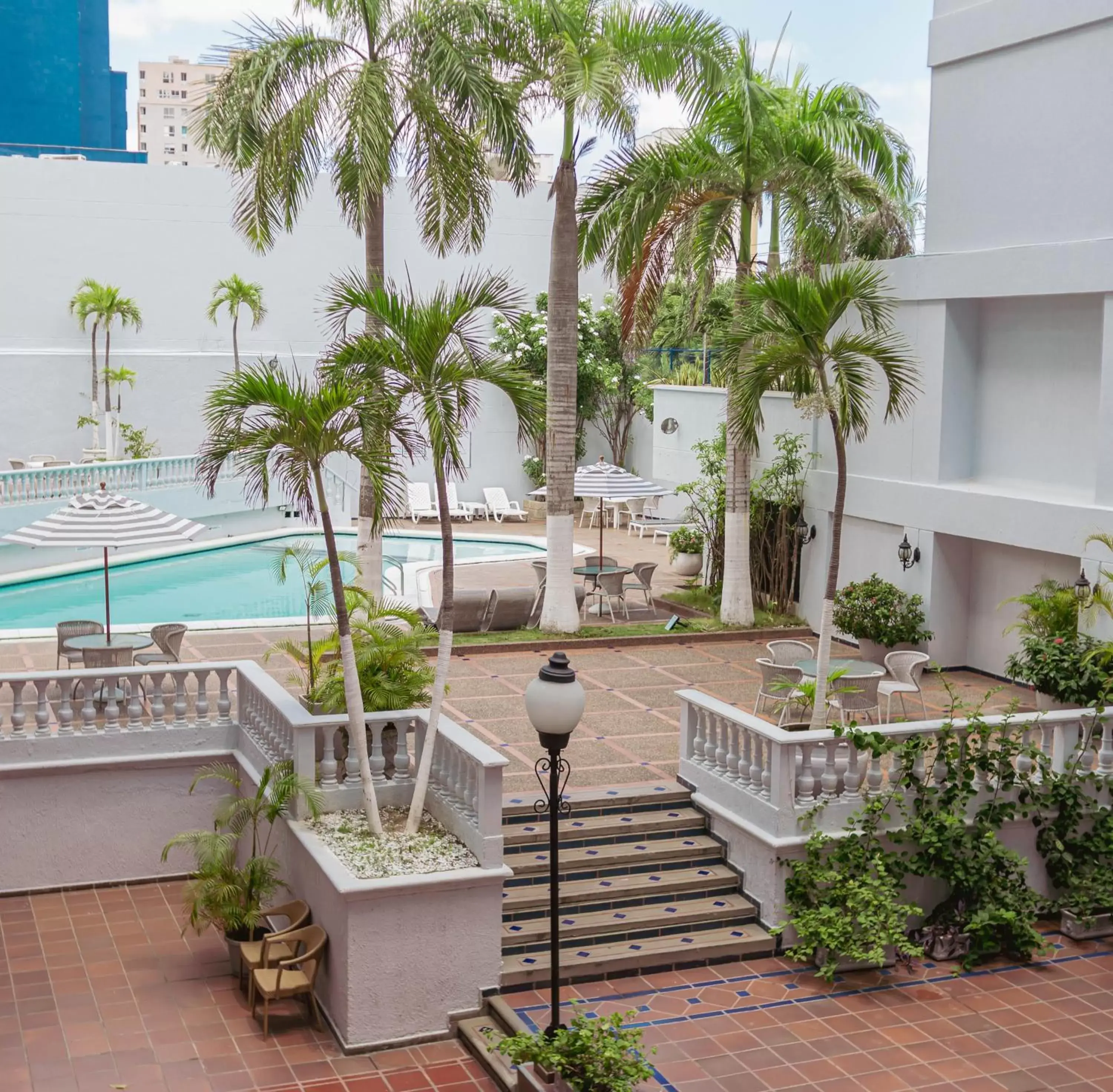 Pool view, Swimming Pool in Hotel Faranda Express Puerta del Sol Barranquilla