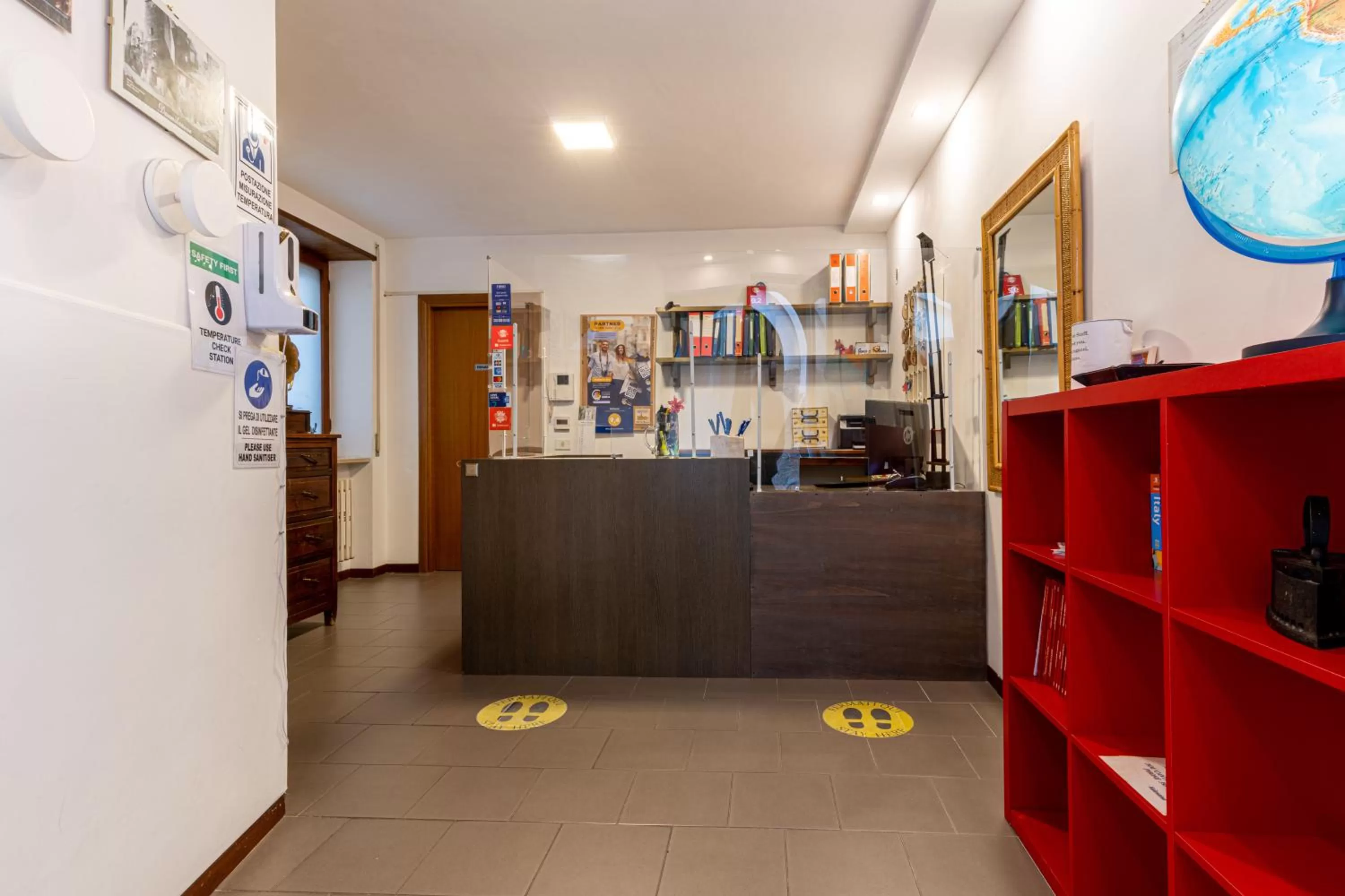 Lobby or reception in Affittacamere Valentina