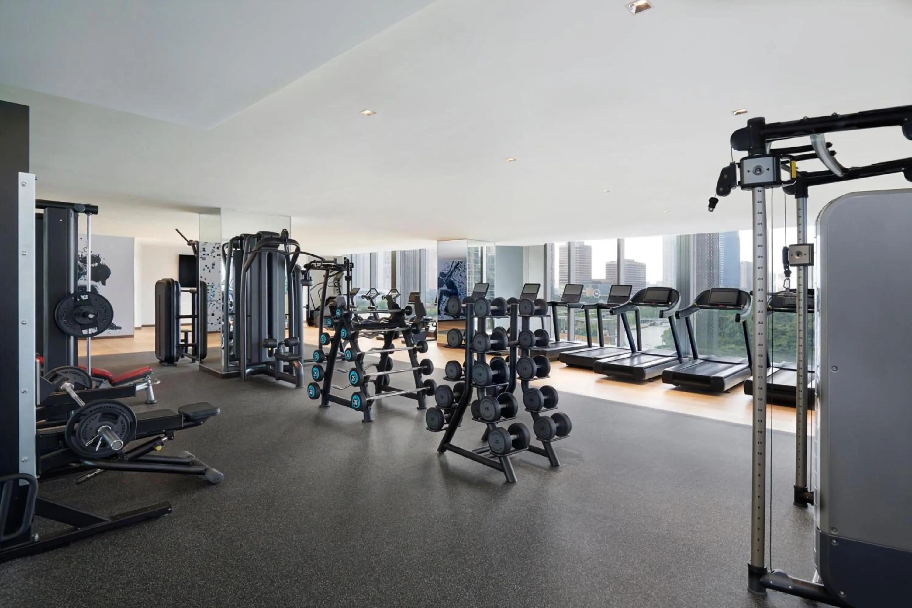 Fitness centre/facilities in Sheraton Grand Incheon Hotel