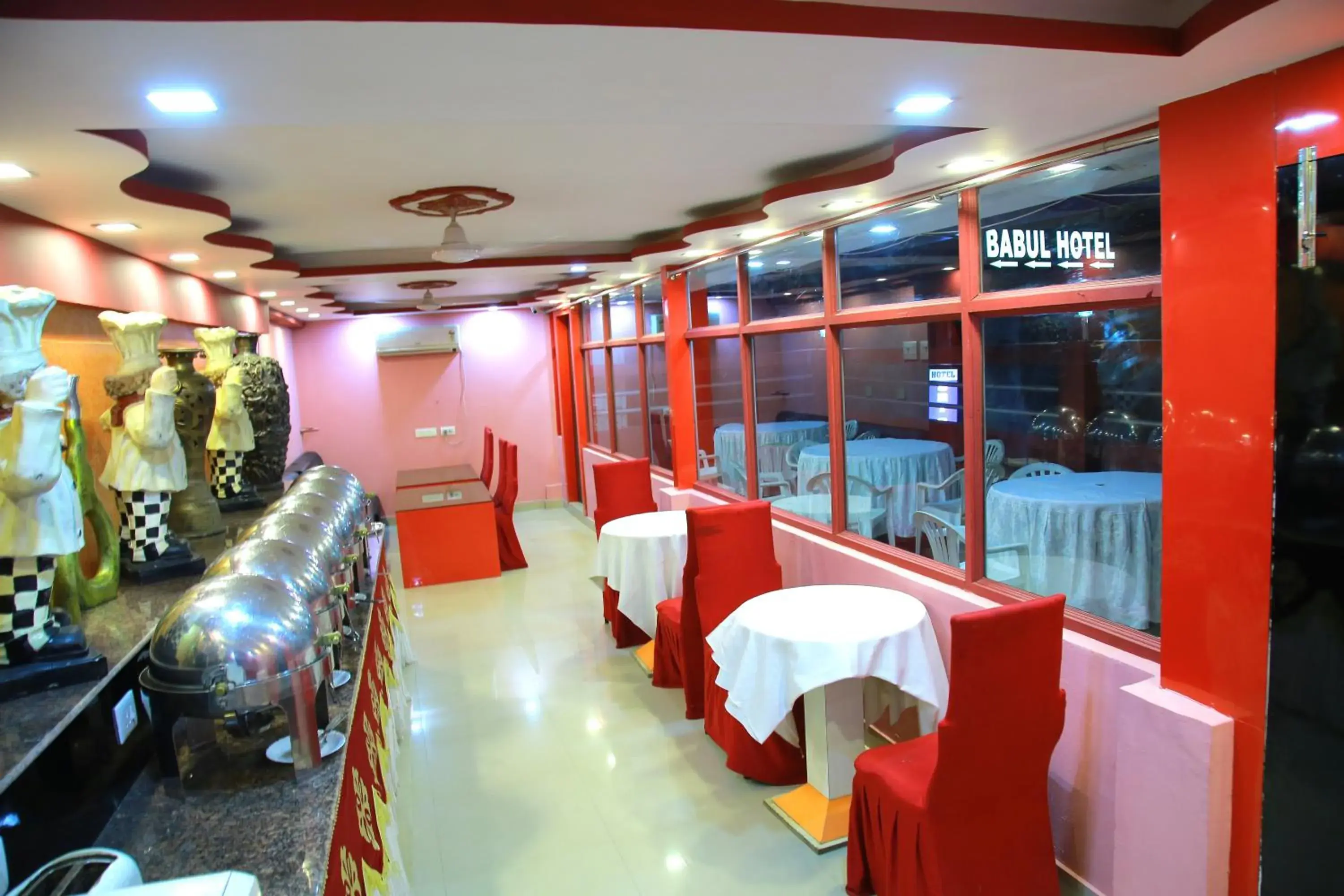 Dining area, Restaurant/Places to Eat in Babul Hotel