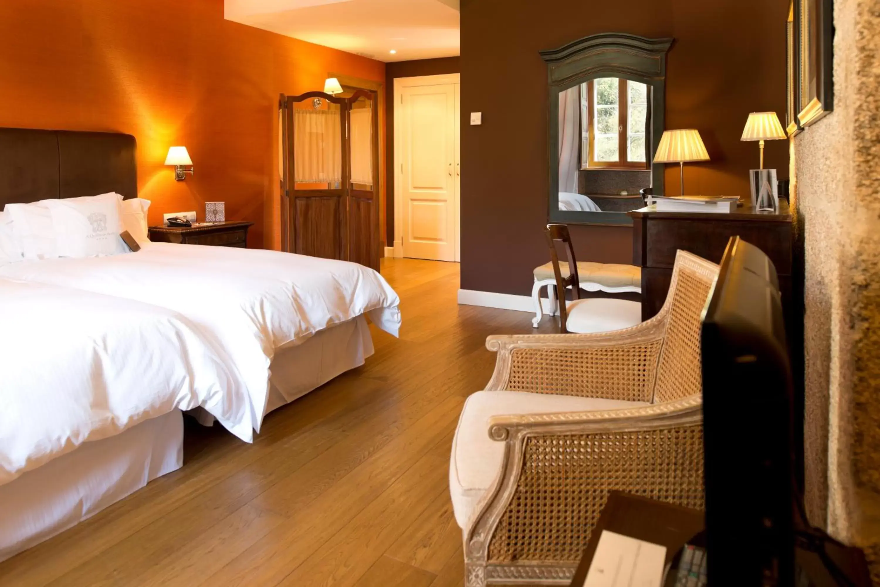 Bedroom in A Quinta Da Auga Hotel Spa Relais & Chateaux