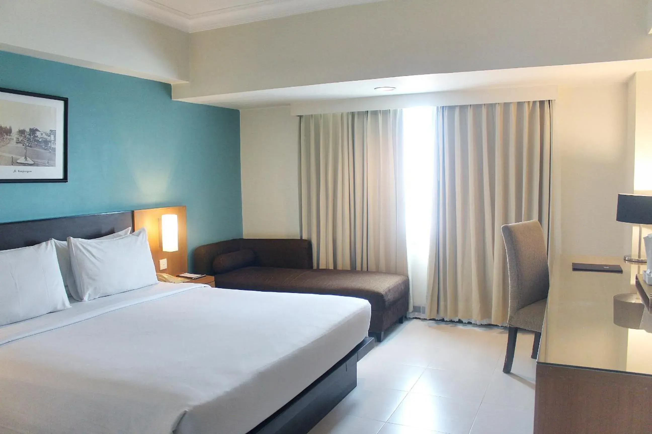 Bed in Hotel Santika Pandegiling Surabaya