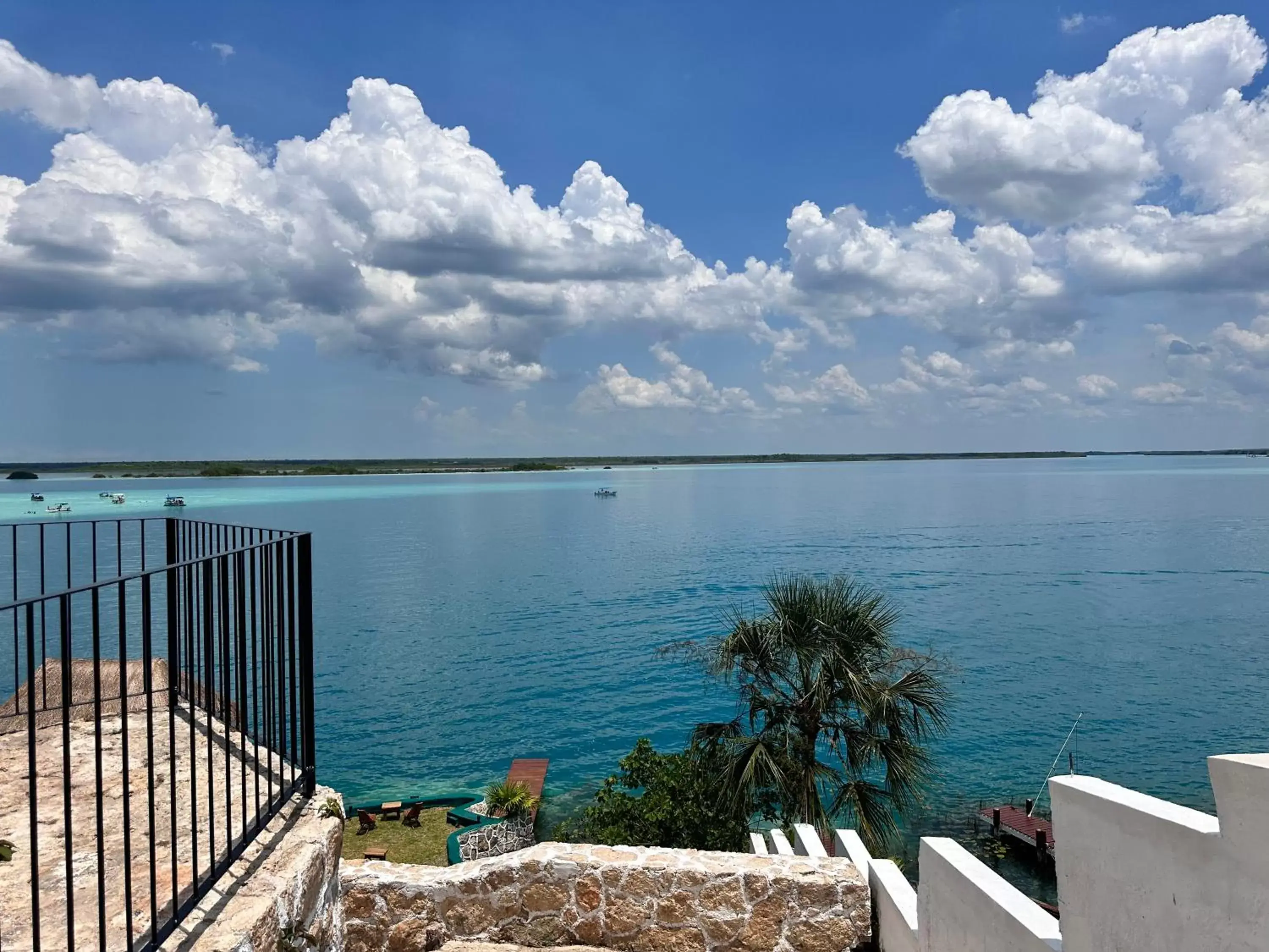 Sea View in bacalar My Love Front Laguna