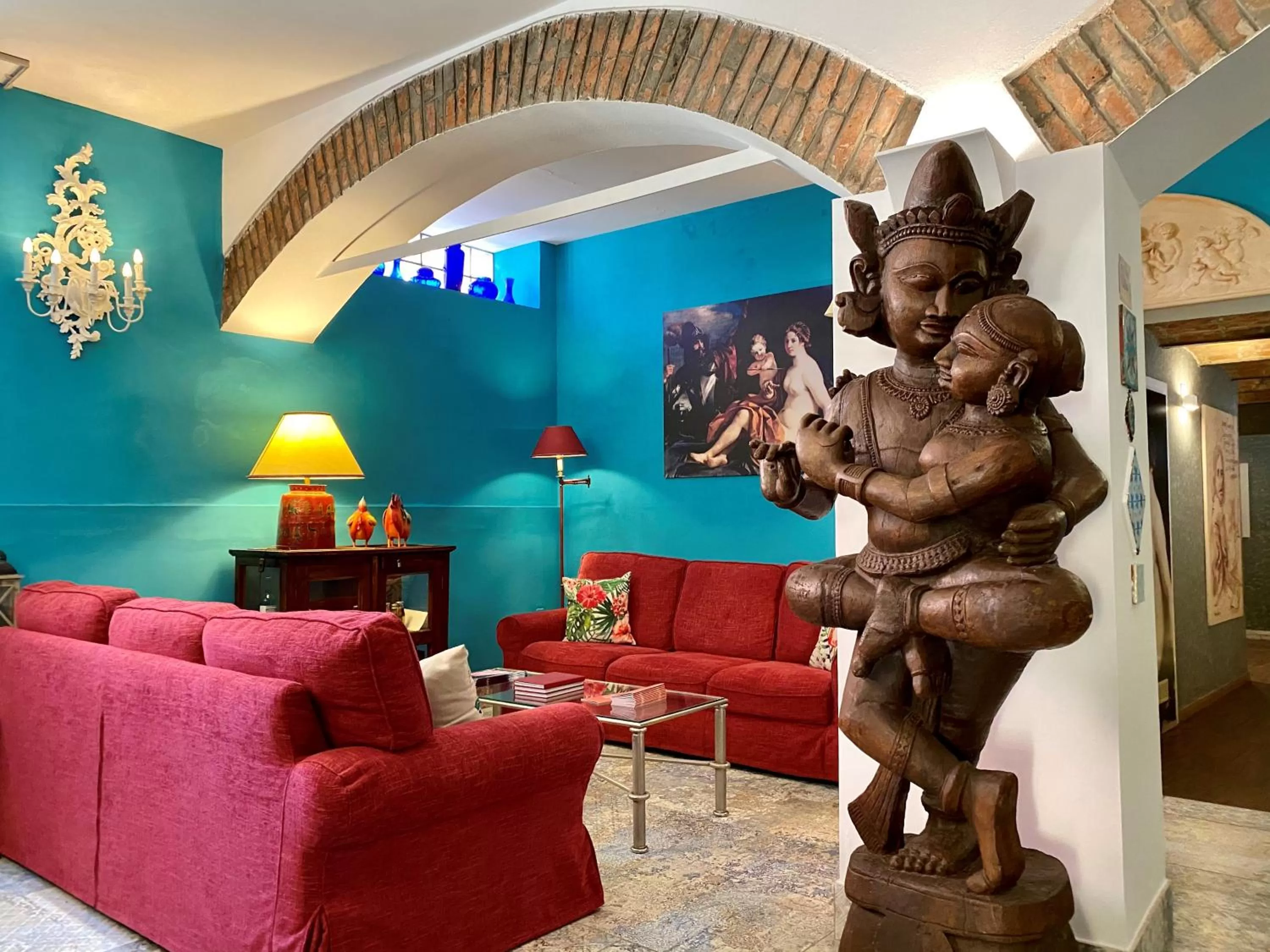 Lobby or reception in Hotel Il Guercino