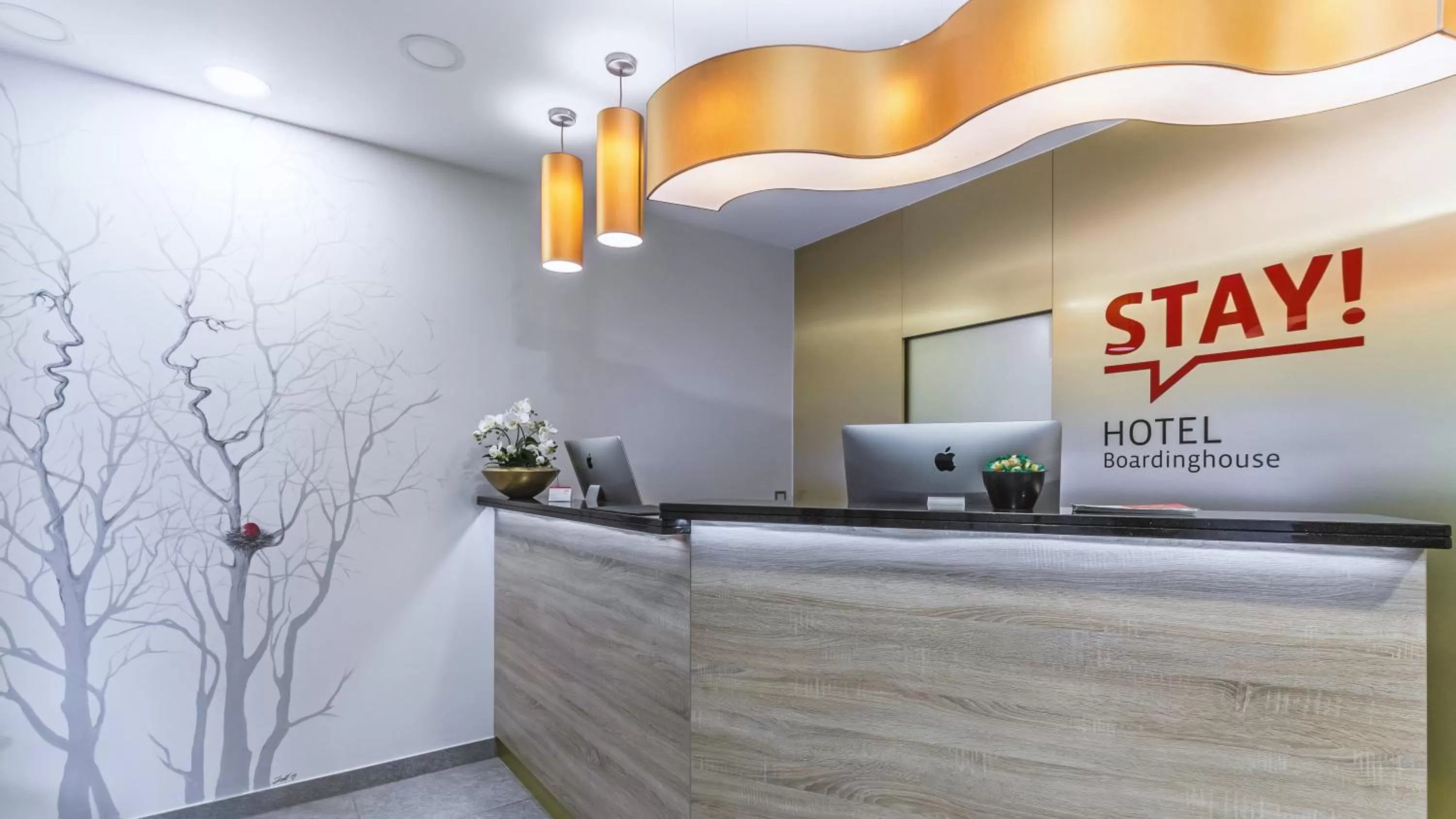 Lobby or reception in Stay! Hotel Boardinghouse