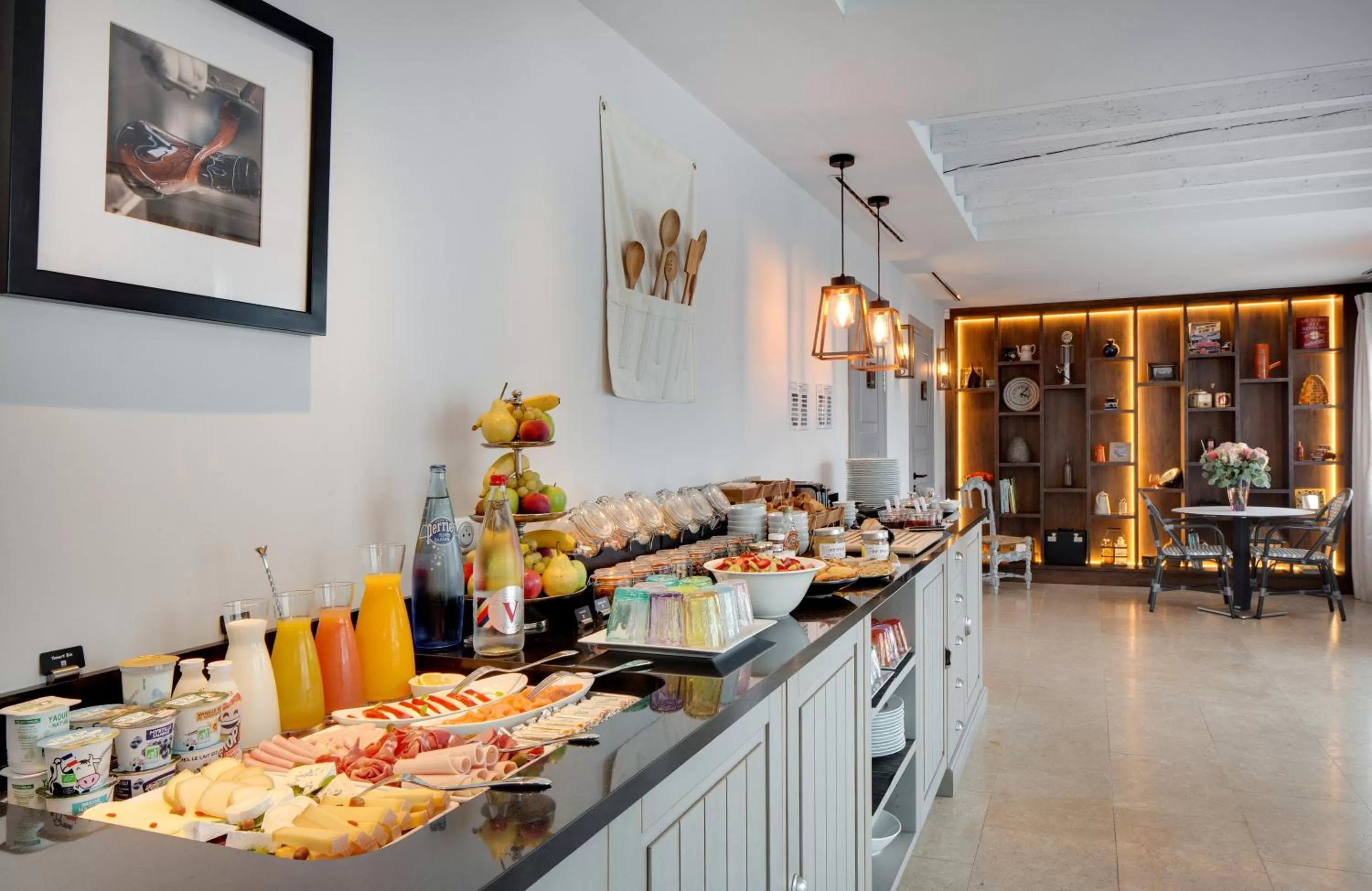 Buffet breakfast in La Bastide de Biot