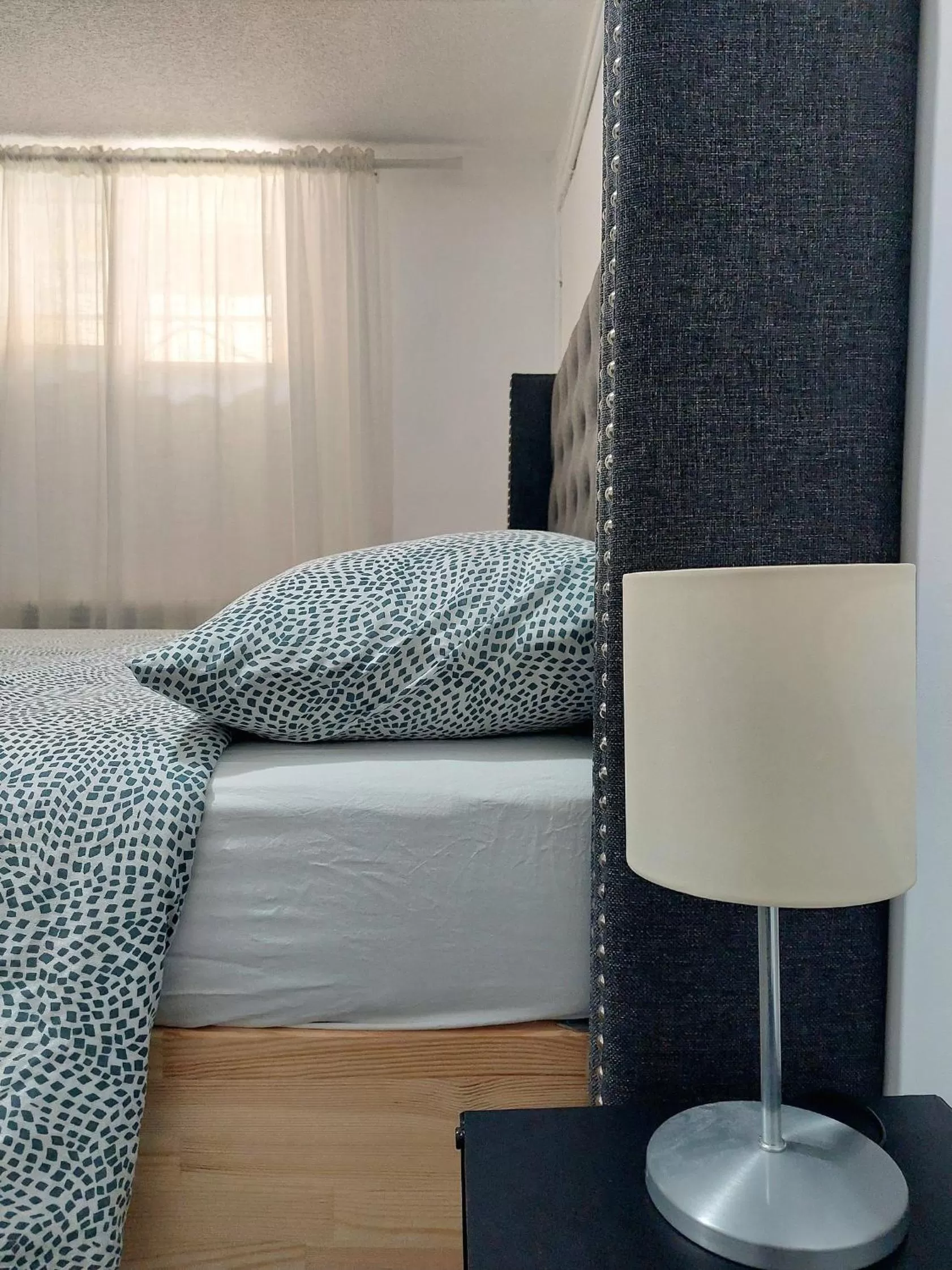 Bed in N1 Casa de Madrid - greenpeace line