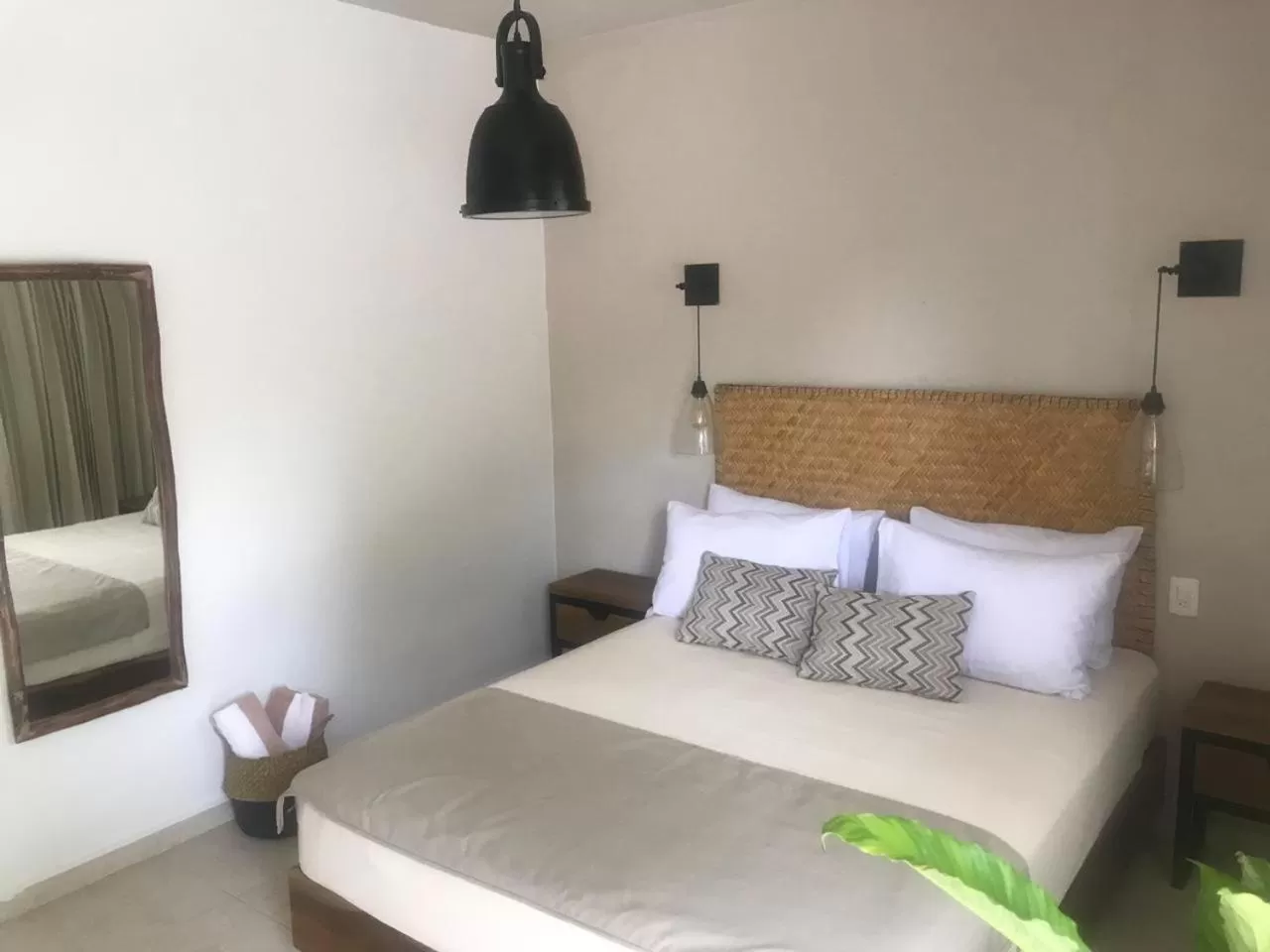 Bed in AGAM Hotel Boutique Bacalar - Adults Only