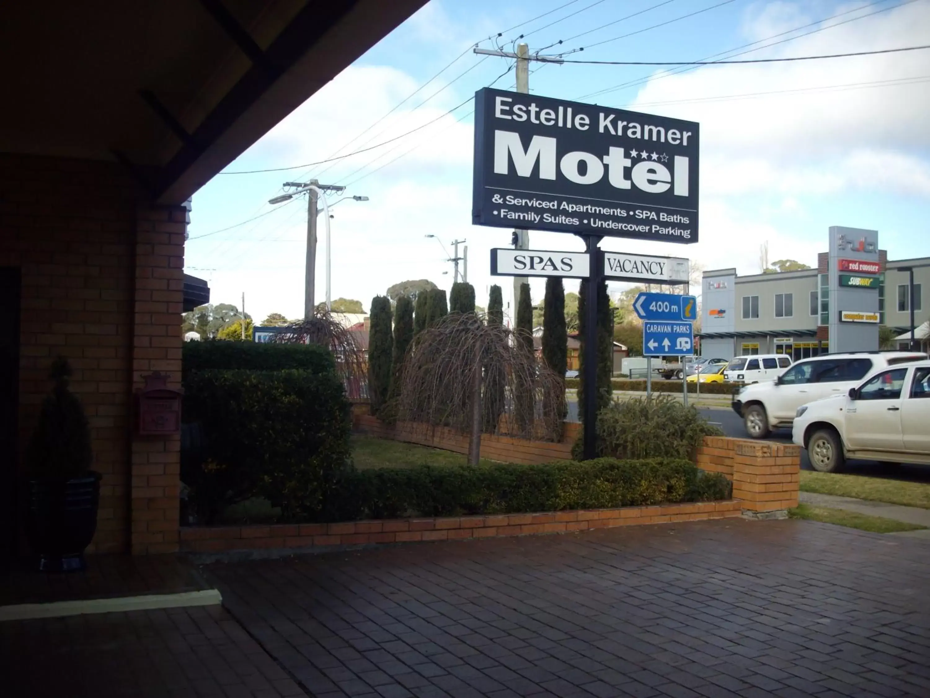 Property logo or sign in Estelle Kramer Motel