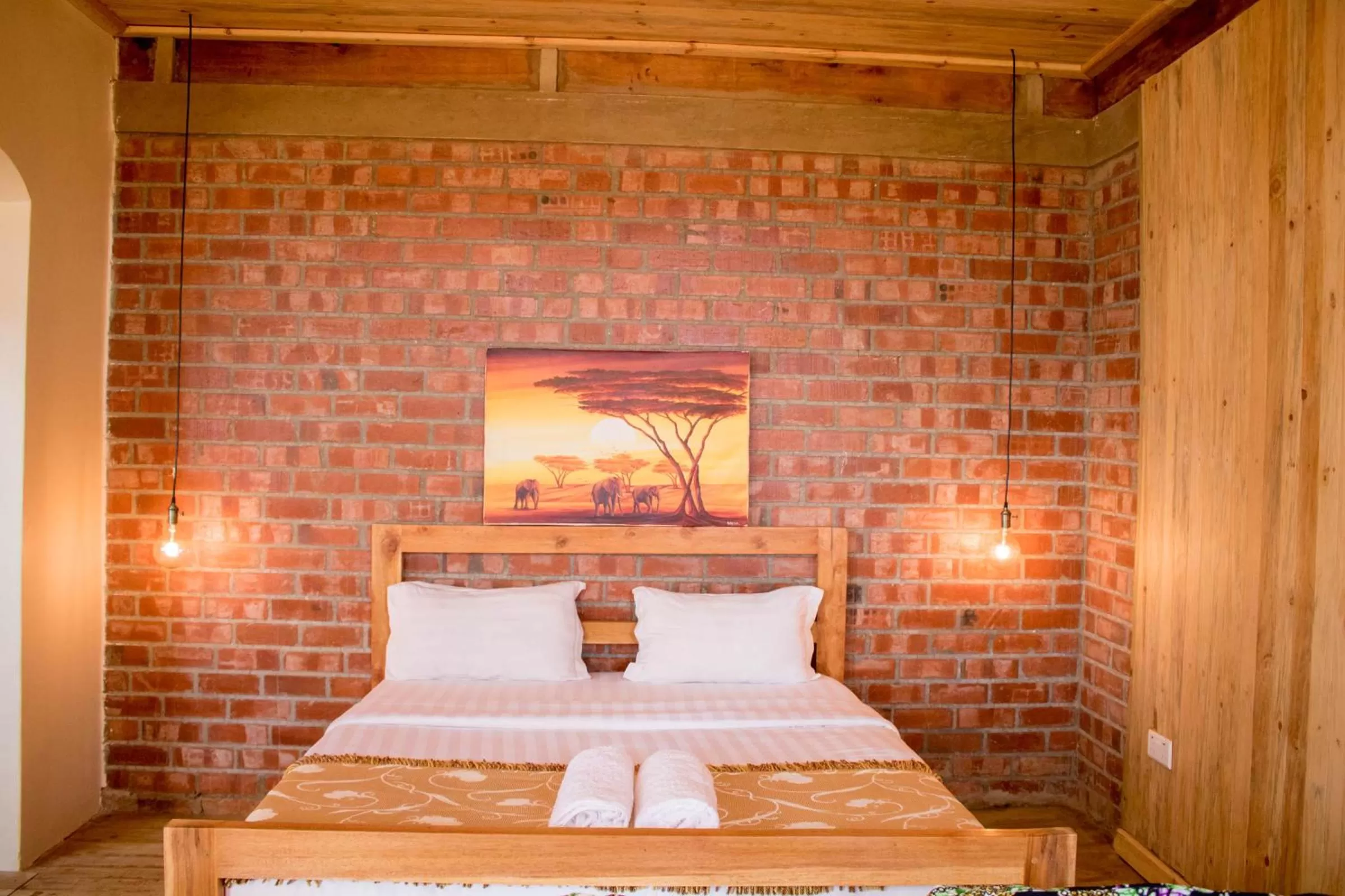 Bed in Nile Front Cottages