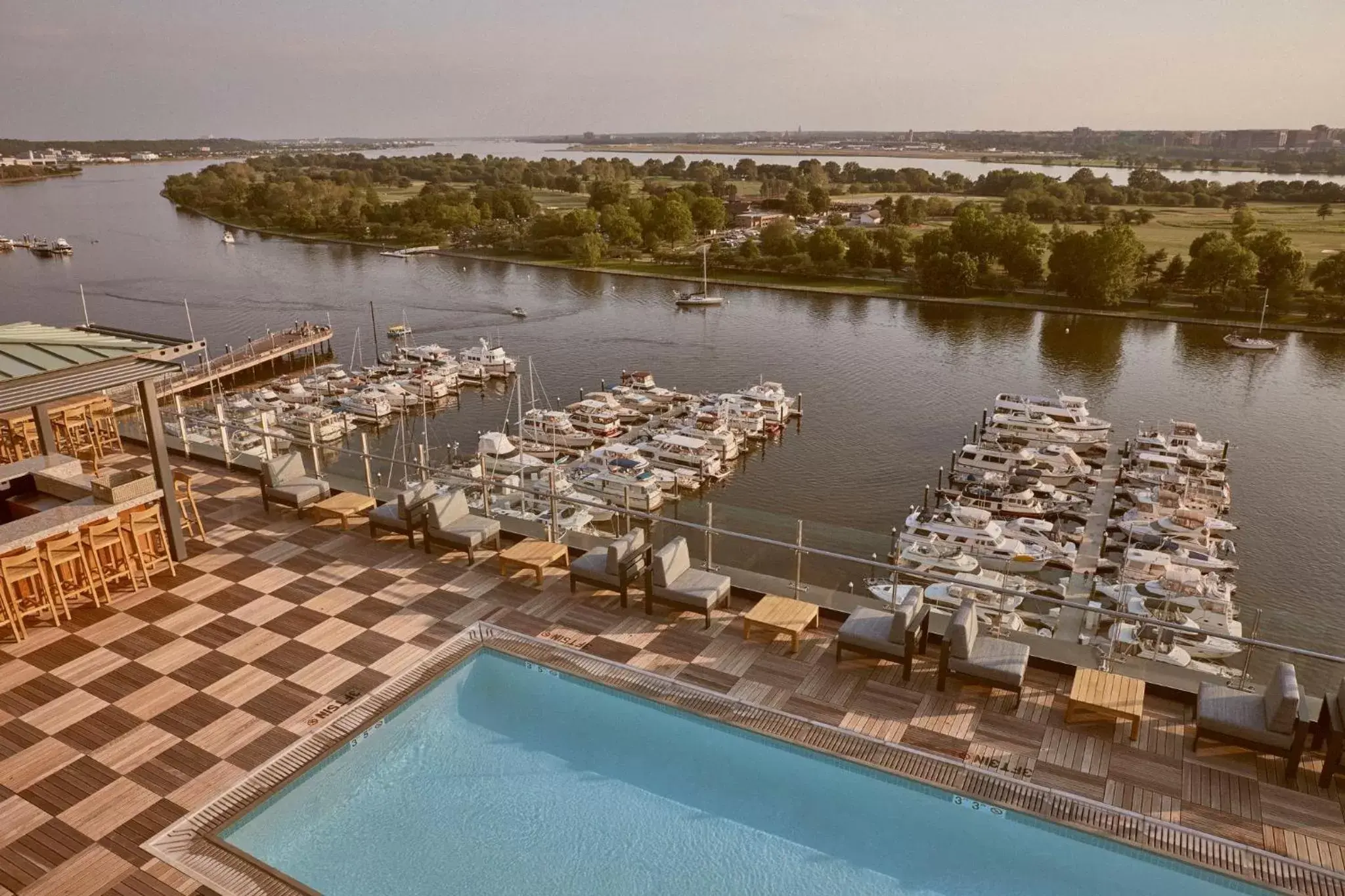 Restaurant/places to eat, Pool View in InterContinental - Washington D.C. - The Wharf, an IHG Hotel