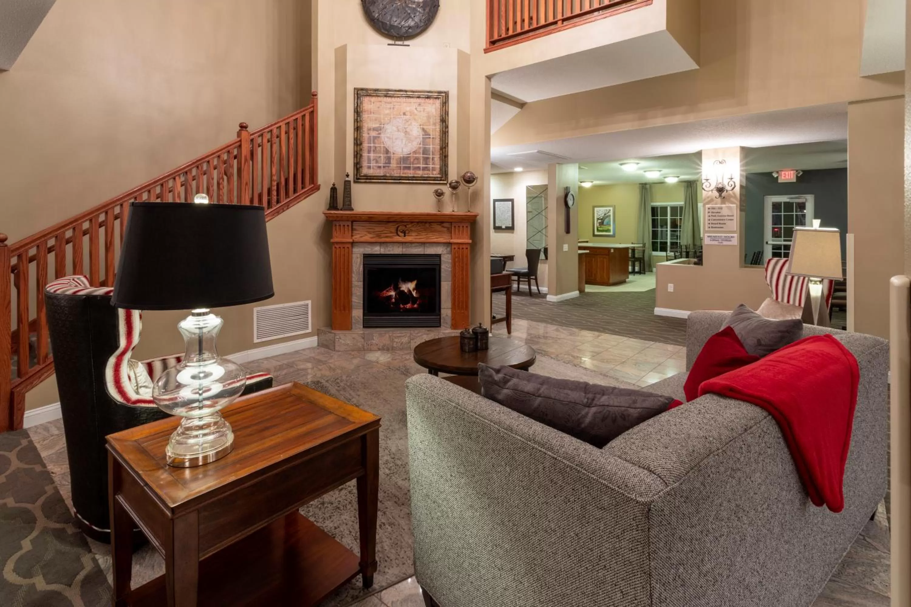 Lobby or reception in GrandStay Hotel & Suites Ames