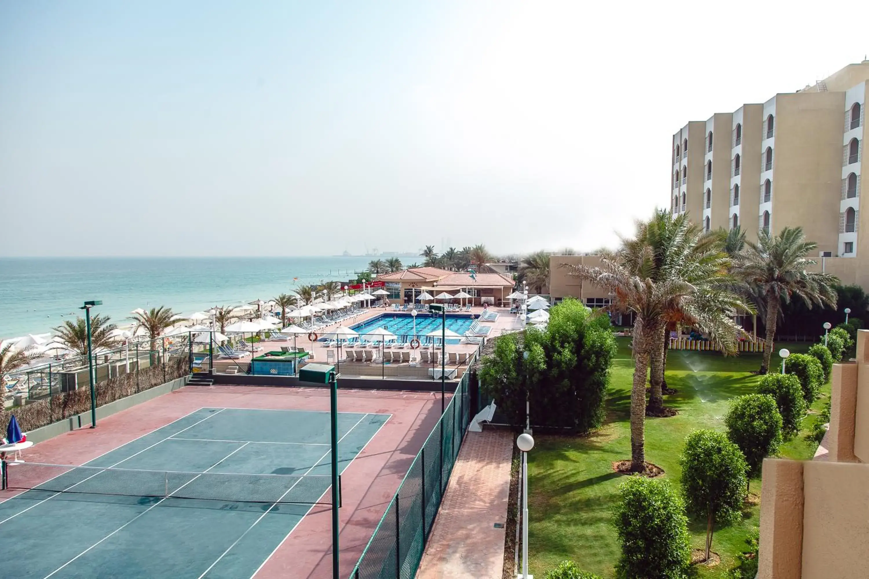 Tennis court, Pool View in Sharjah Carlton Hotel