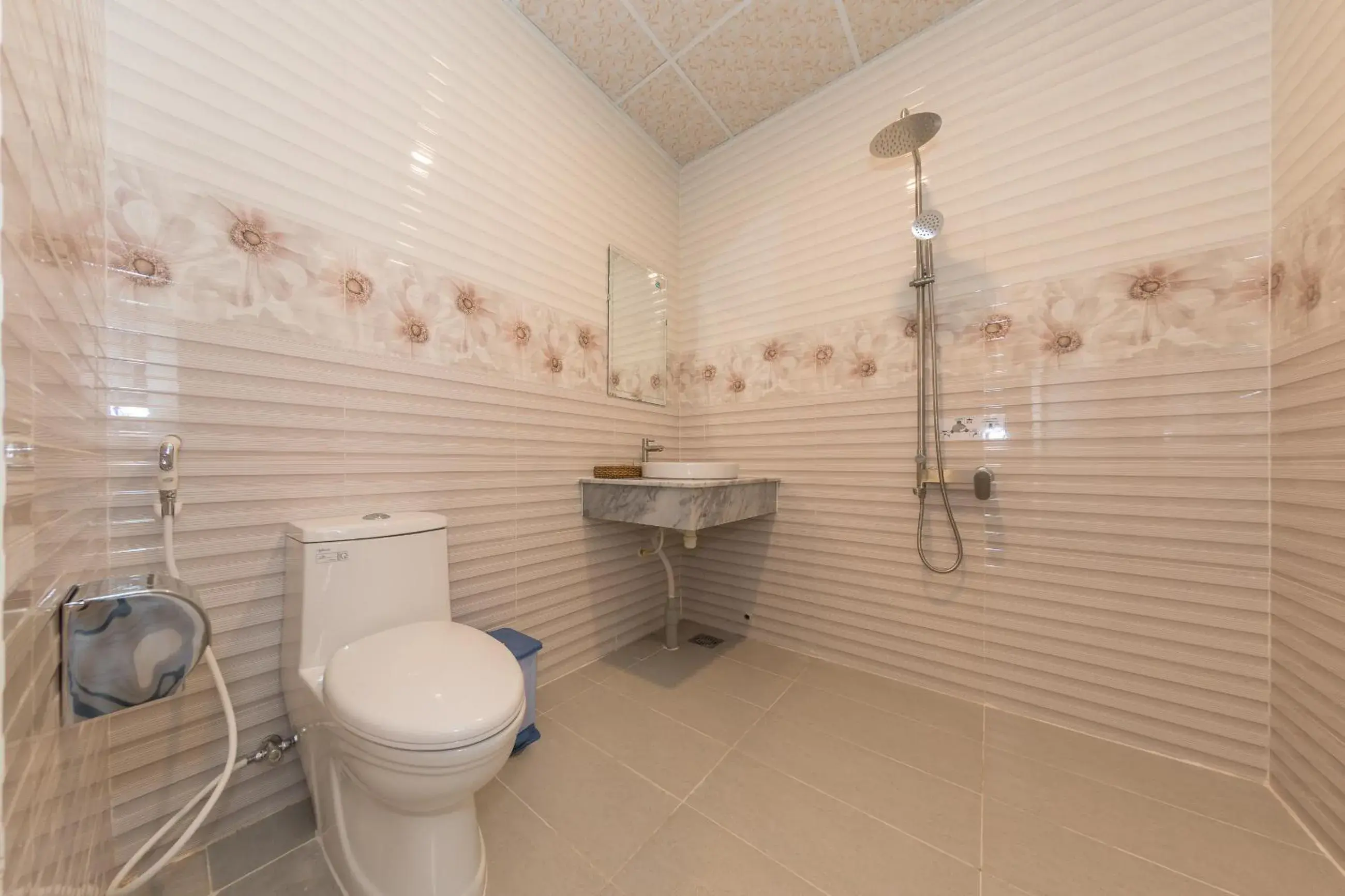 Shower, Bathroom in Phuong Binh House