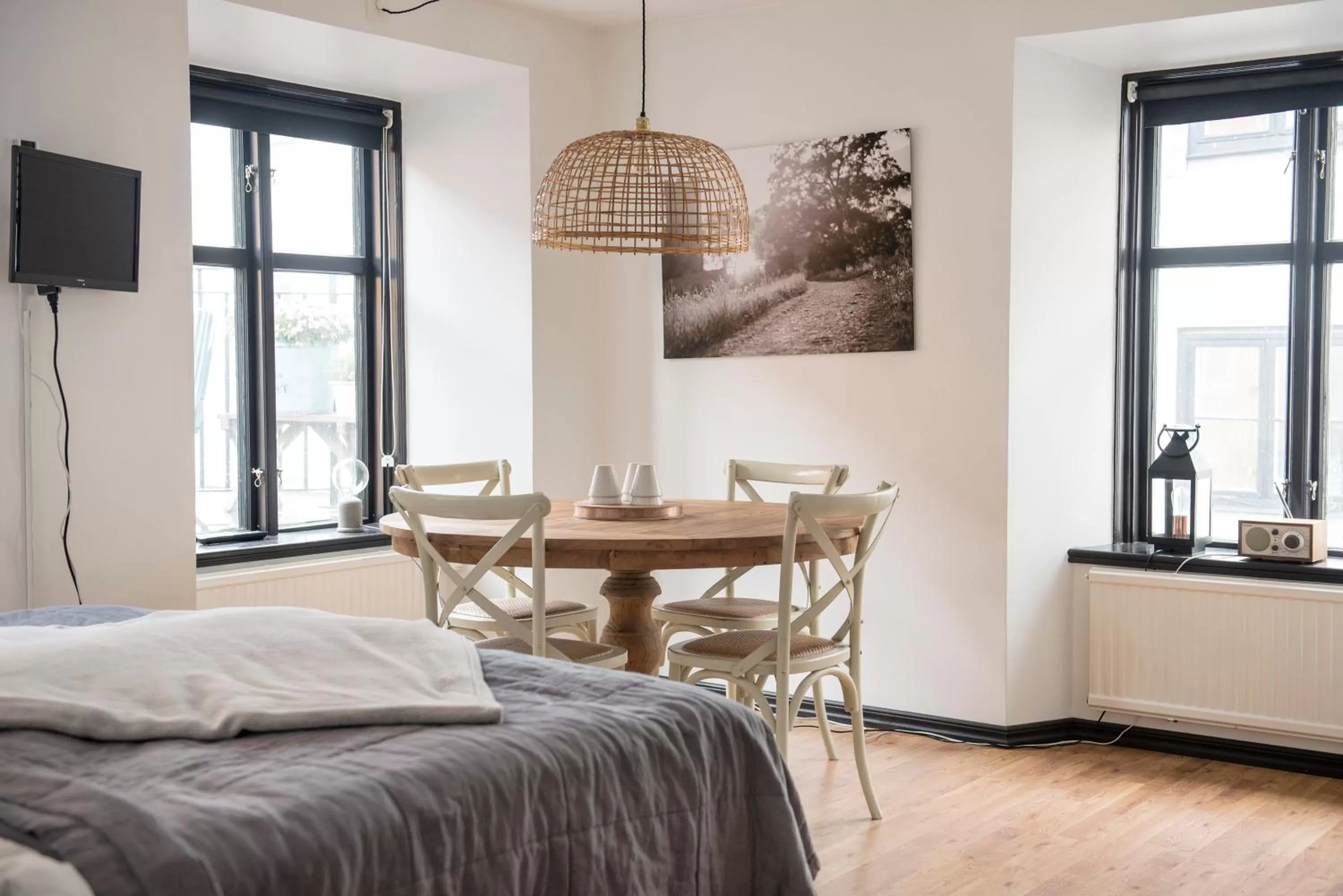 Decorative detail, Bed in Hotell Repet