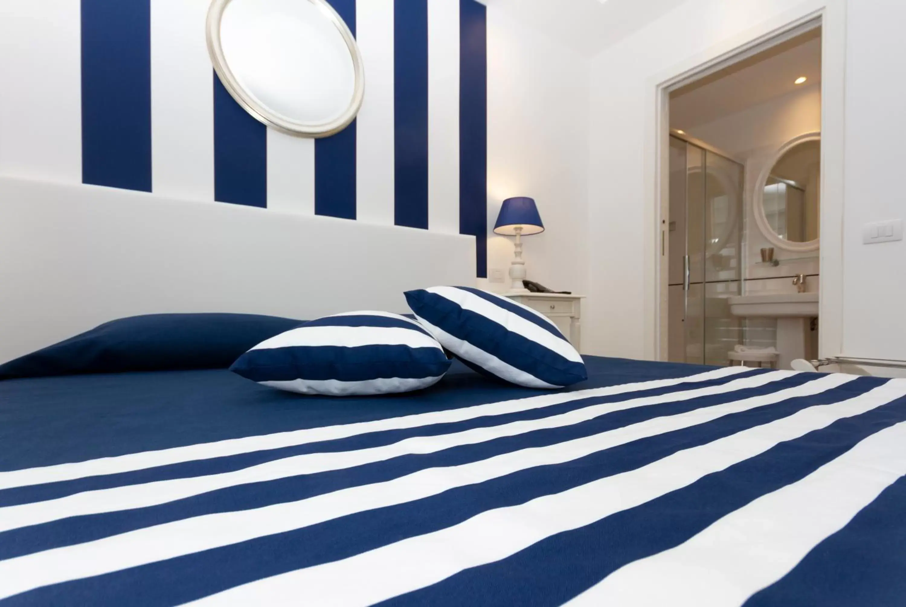 Decorative detail, Bed in Hotel Nautilus Decorative detail, Bed in Hotel Nautilus