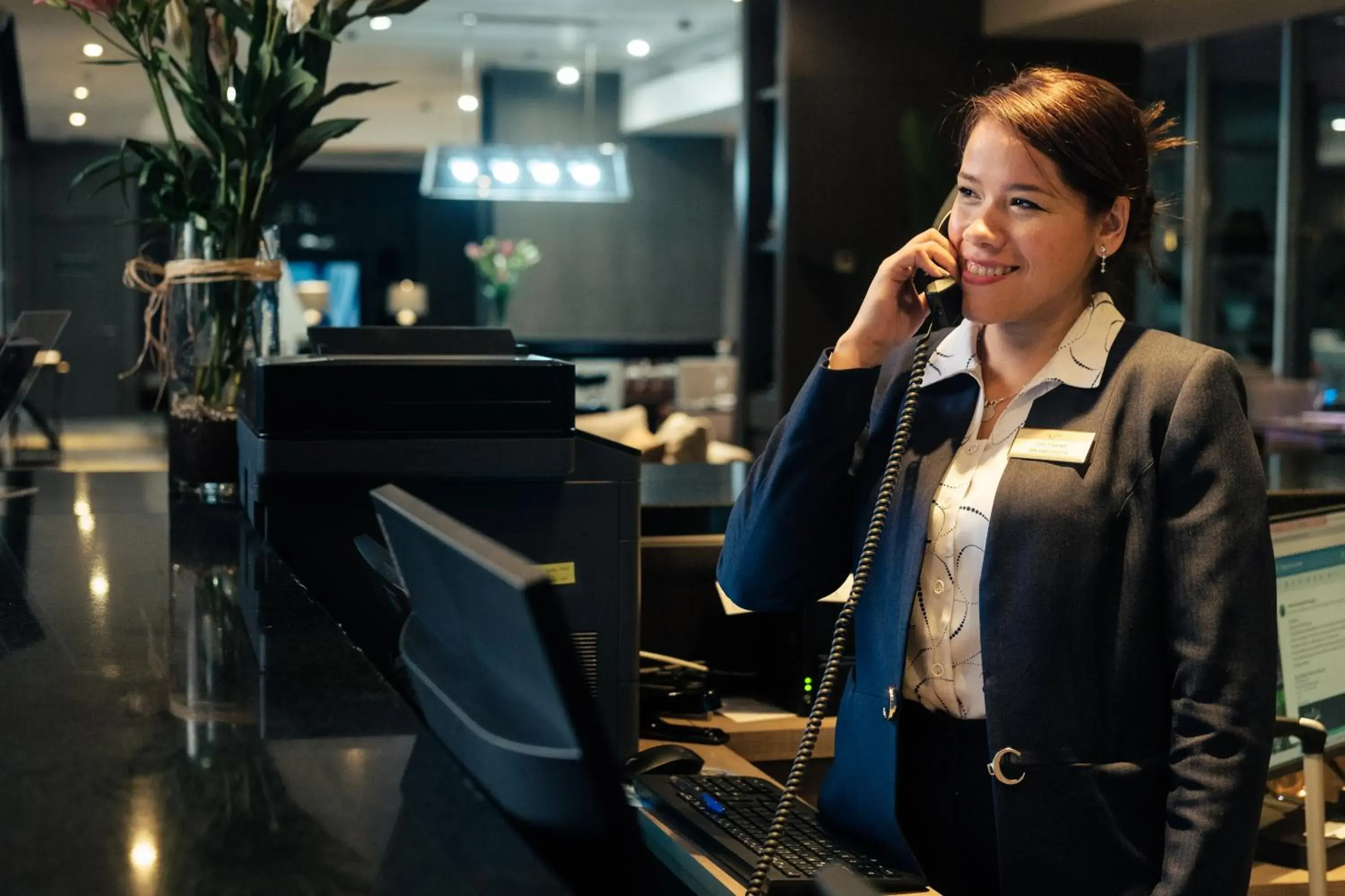 Lobby or reception in Hotel Terrado Rancagua